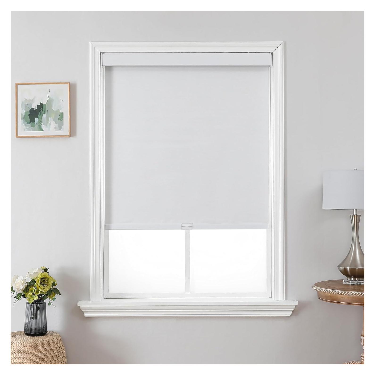 Cortina Roller Blackout Joydeco 91.44x190.5cm Blanca UV