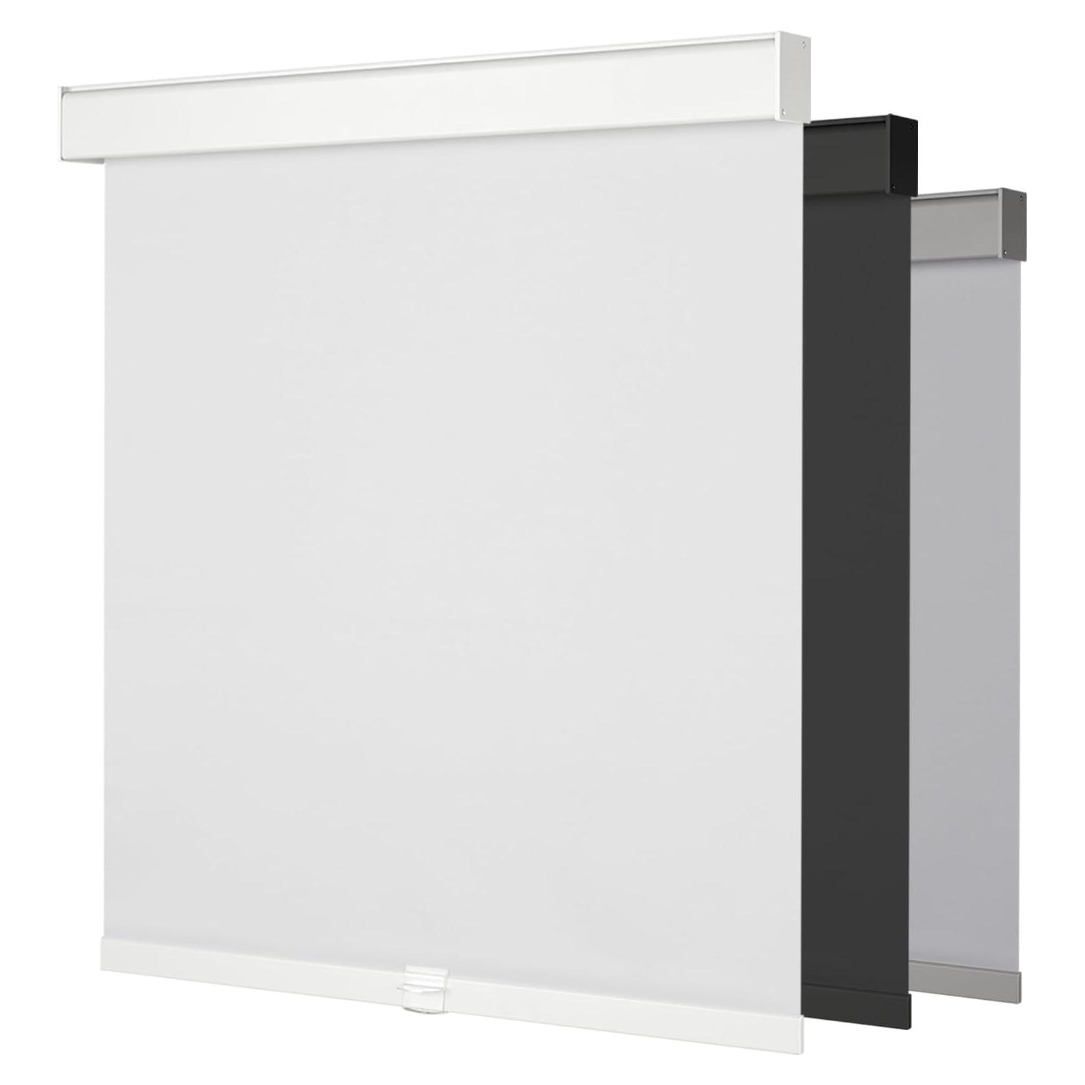 Persiana enrollable blackout Hidpriva 114.3x182.9 cm blanca