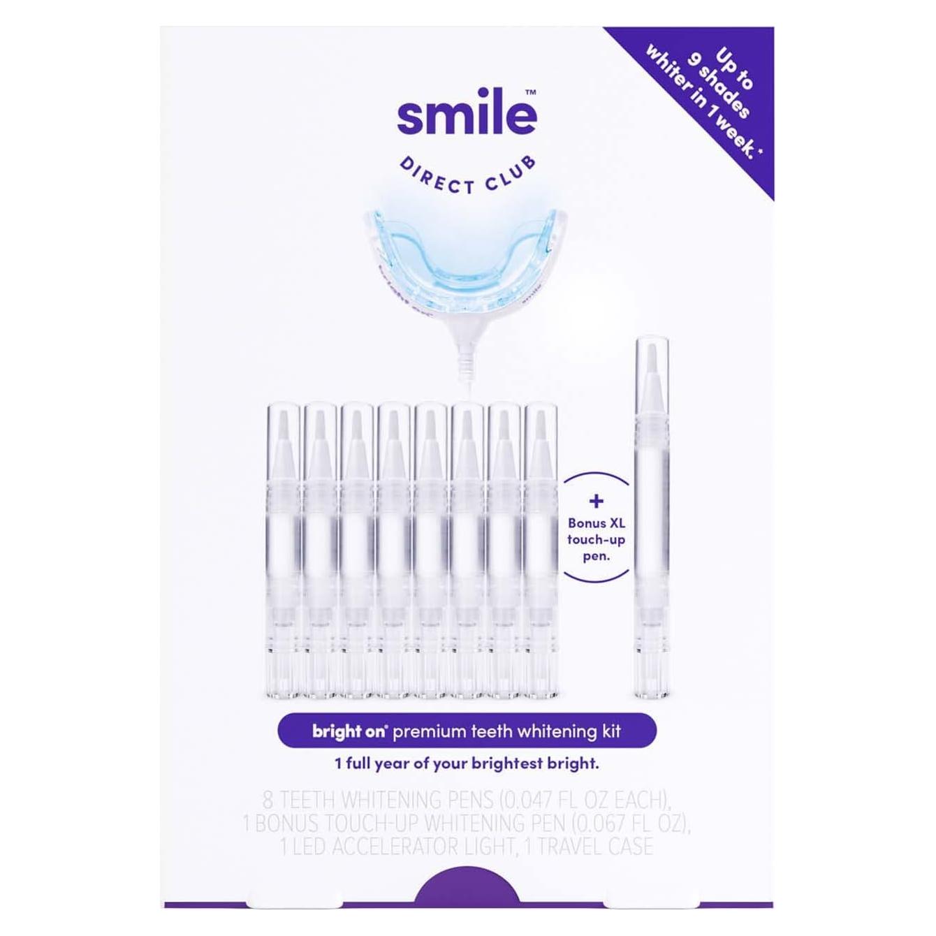 Kit Blanqueamiento Dental SmileDirectClub con Luz LED - 9 Tonos Blancos