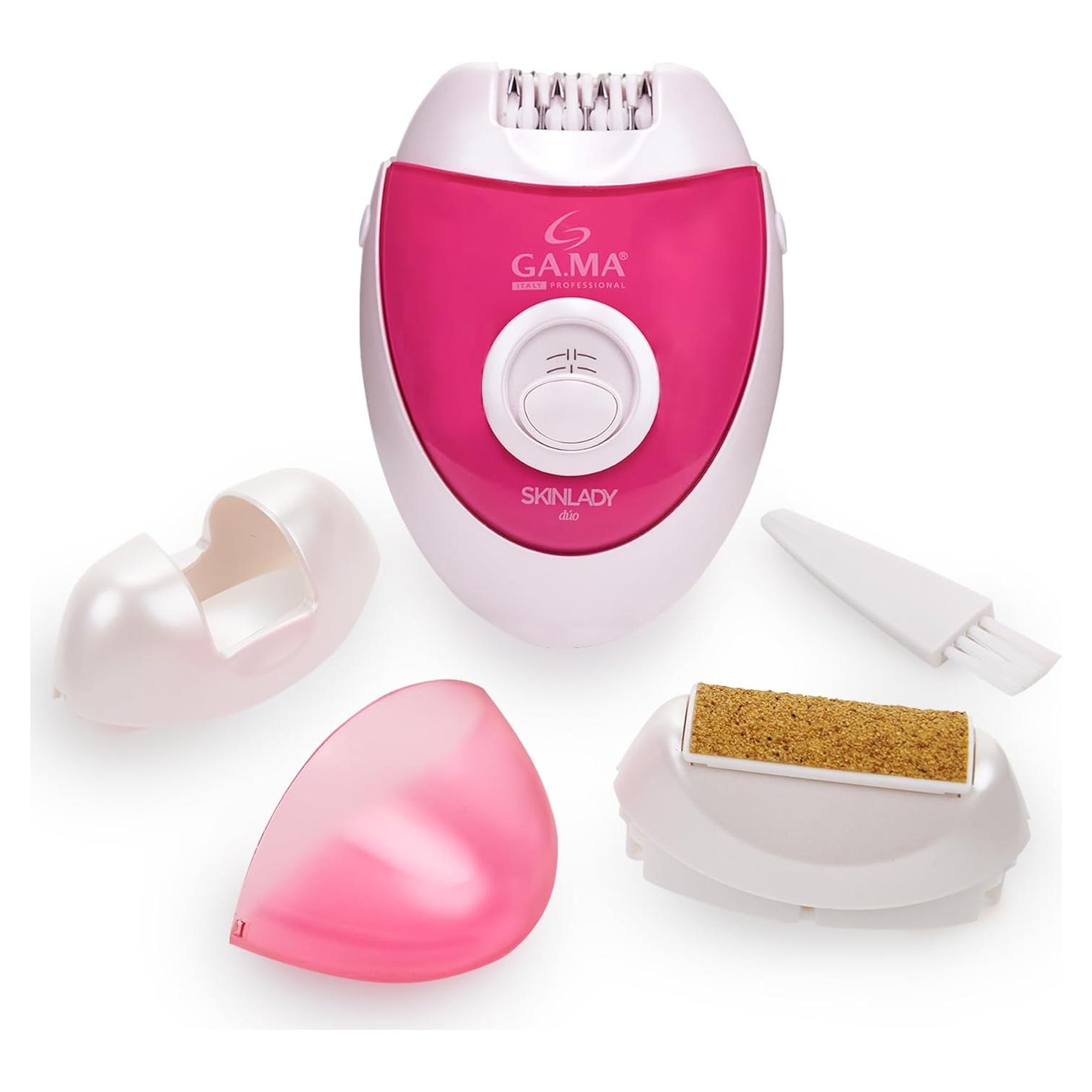 Depiladora Epilady Skinlady con Cable, 2 Velocidades, Rosa