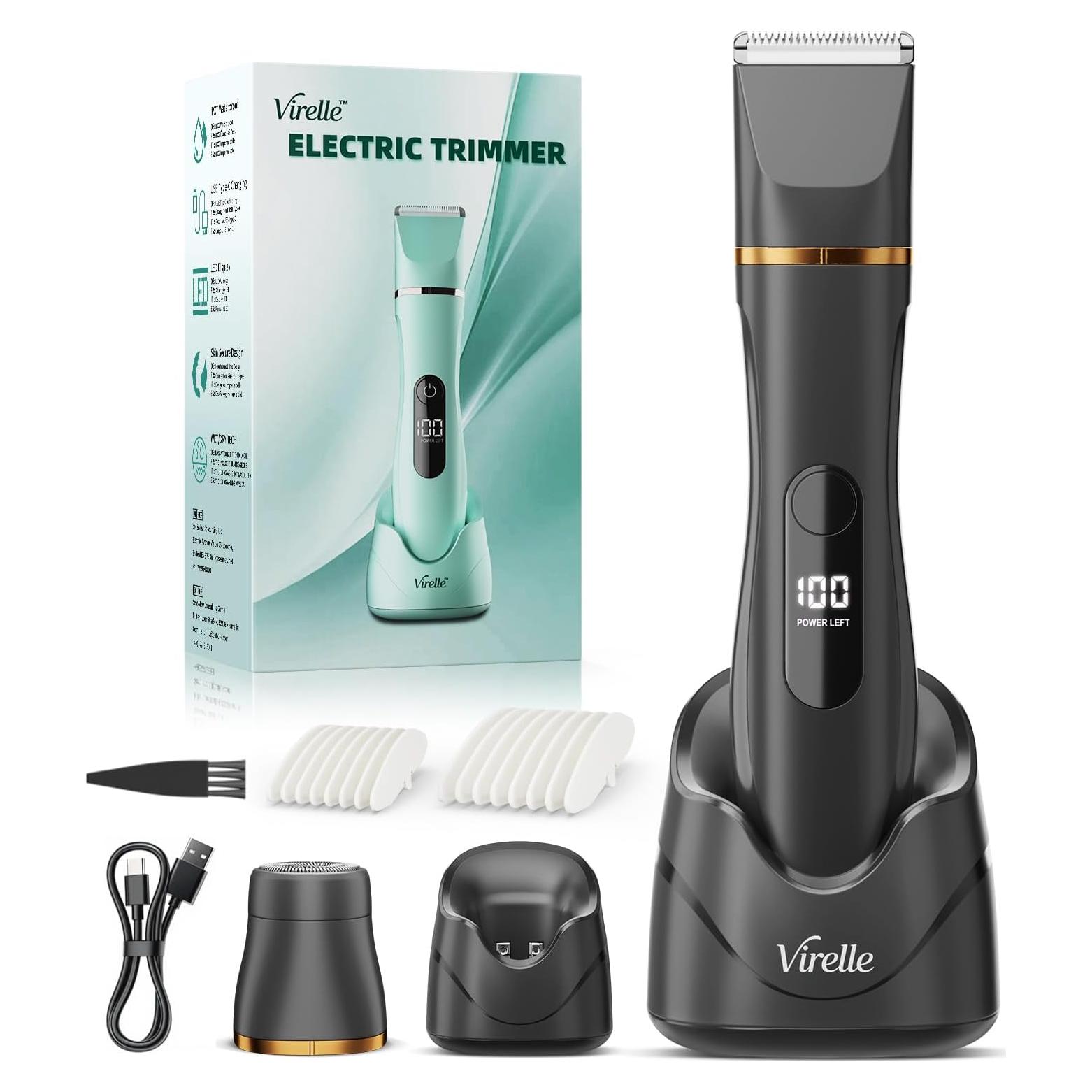 Afeitadora eléctrica a prueba de agua WENZHOU ZCB166 negra