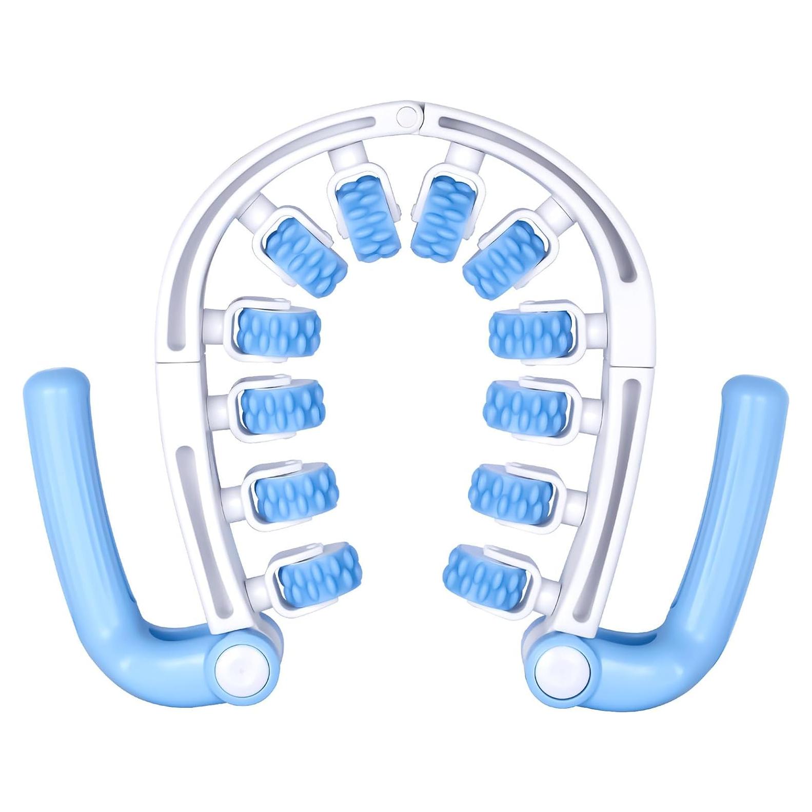 Rodillo de Masaje Anticelulitis RuanDong 27.9x5.1cm Azul