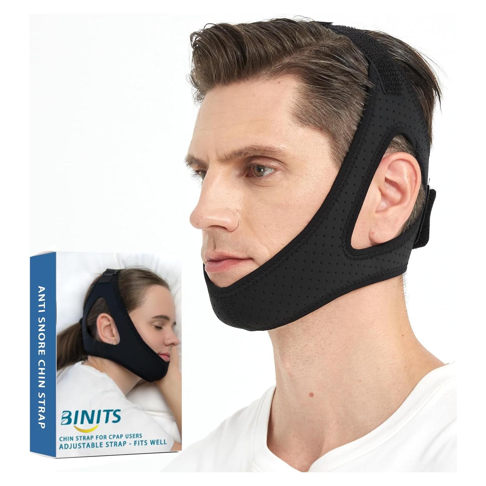 Correa Ajustable para Barbilla CPAP BINITS - Anti-Ronquidos