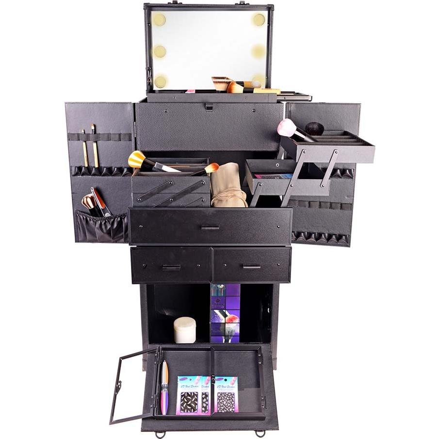 Estuche de Maquillaje SHANY Rebel Pro con Luz y Ventilador