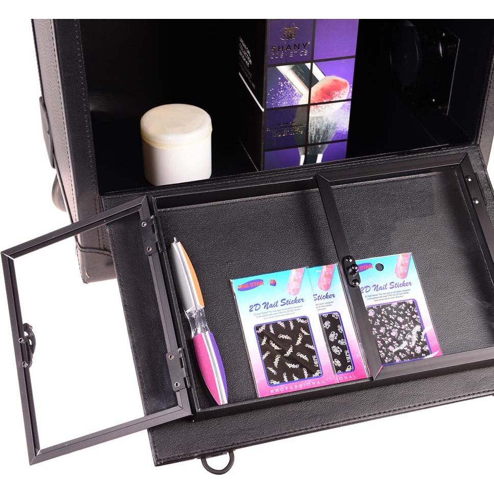 Estuche de Maquillaje SHANY Rebel Pro con Luz y Ventilador