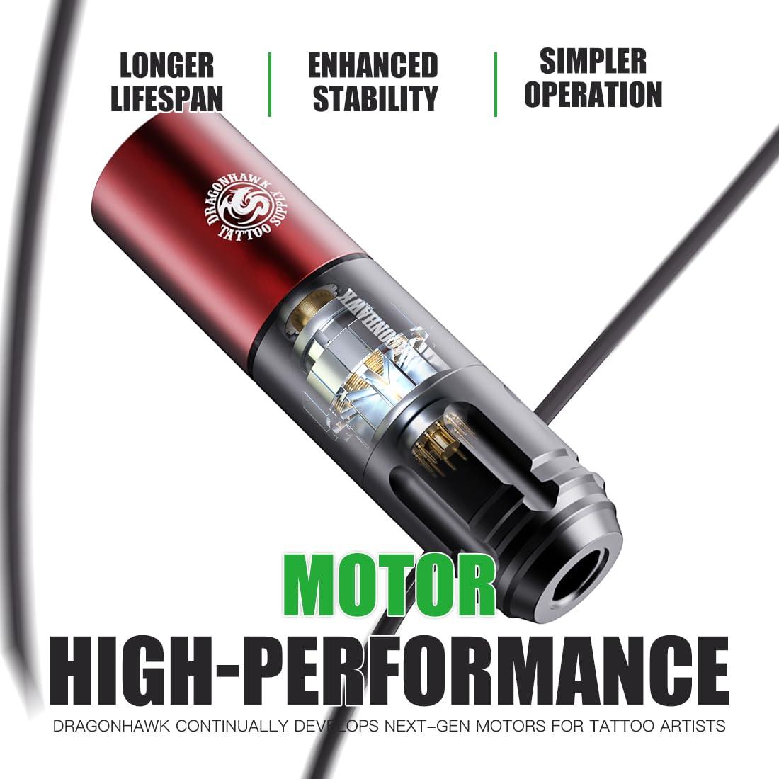 Kit de Tatuaje Inalámbrico Dragonhawk A1 para Principiantes