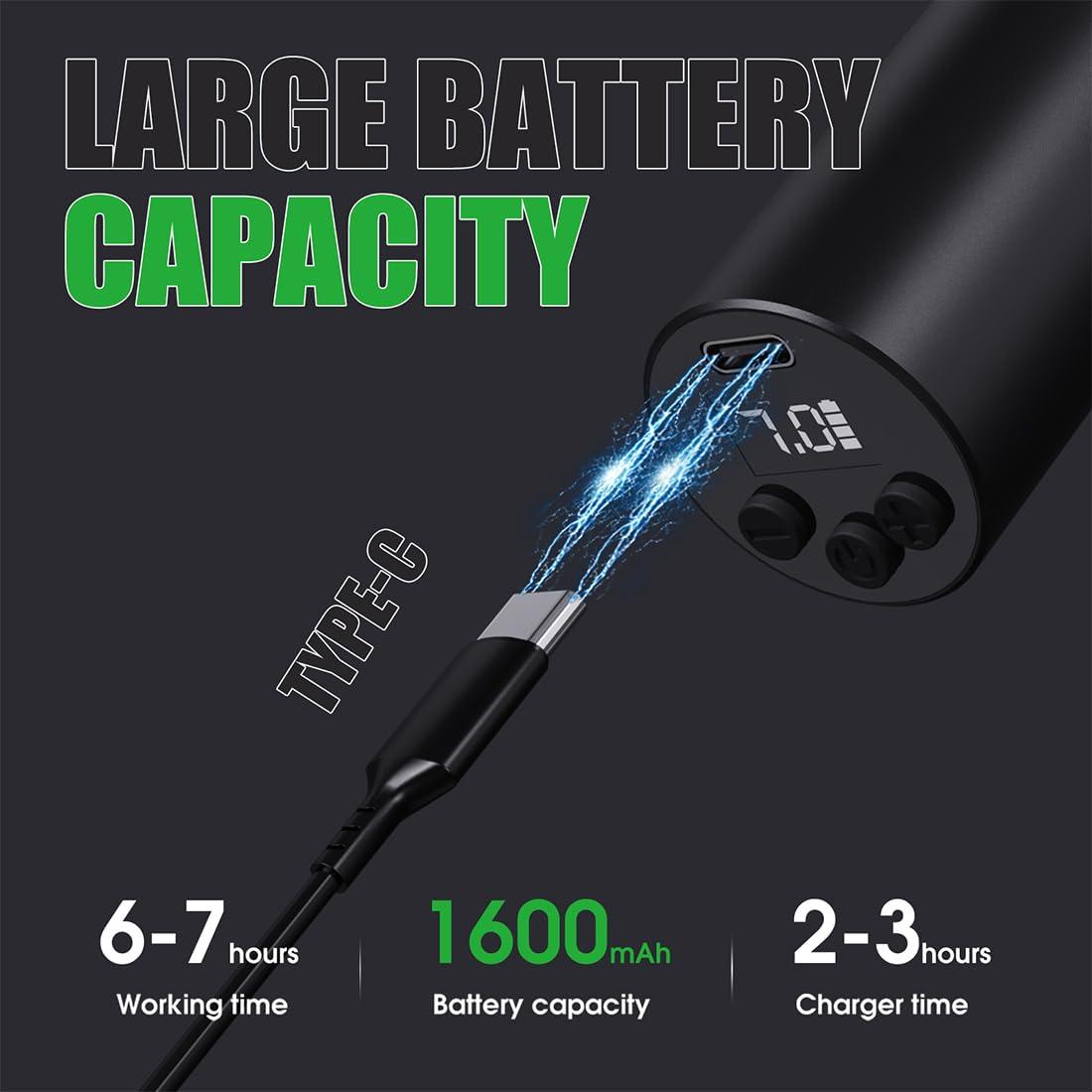 Kit de Tatuaje Inalámbrico Dragonhawk A1 para Principiantes