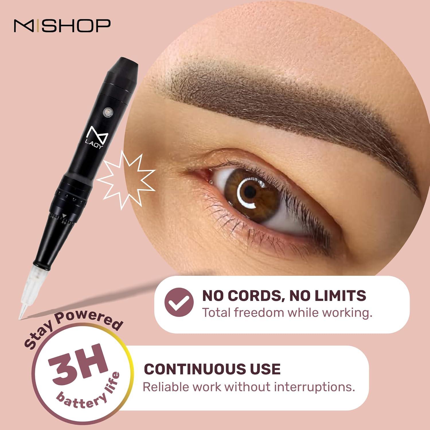 Máquina de Maquillaje Permanente Inalámbrica Mellie Rosa