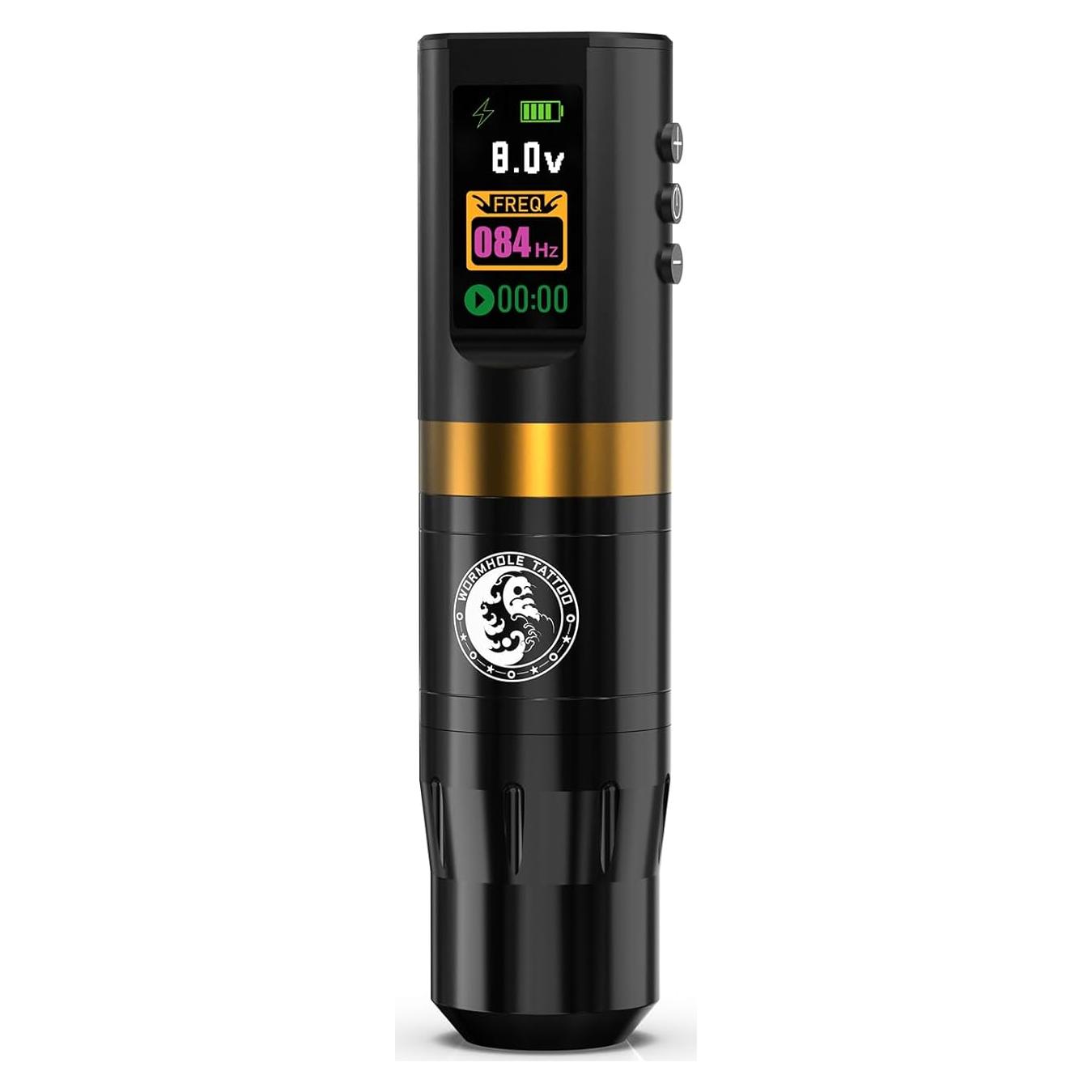 Máquina de Tatuaje Inalámbrica Wormhole HP73-A 1800mAh LED