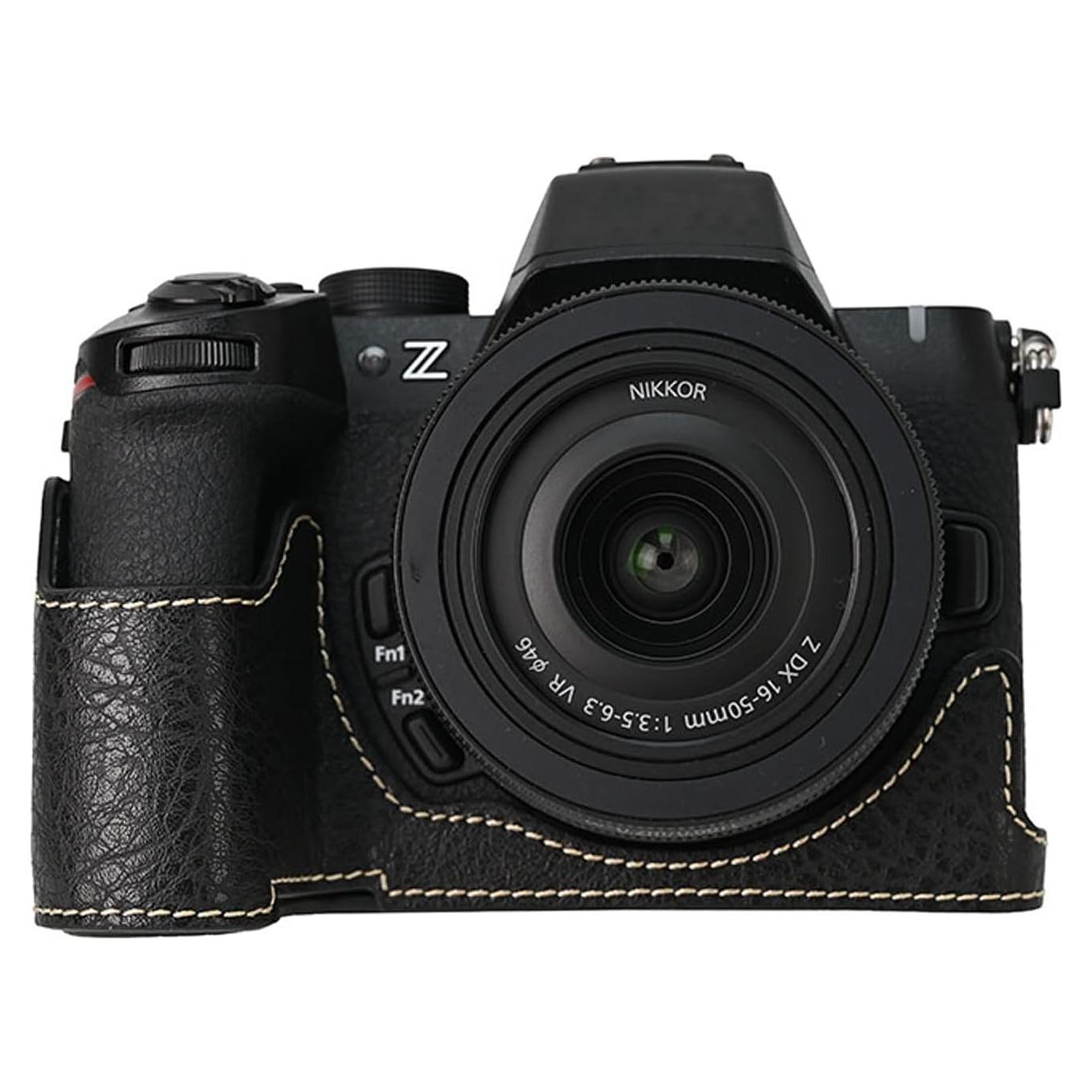 Funda Media Protectora VOVMOEYA para Cámara Nikon Z50 II - PU Retro