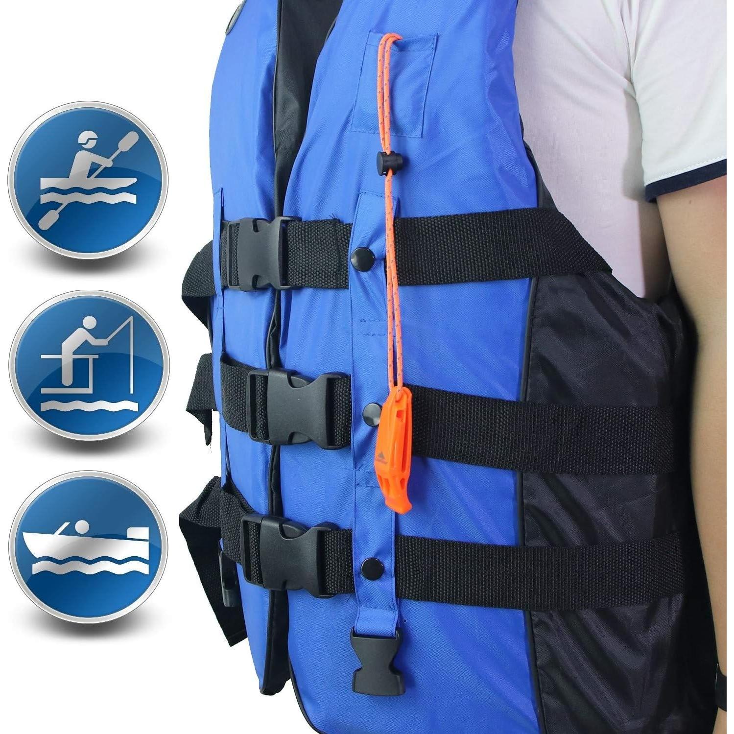 Silbato de Emergencia LuxoGear Naranja con Cordón Ajustable