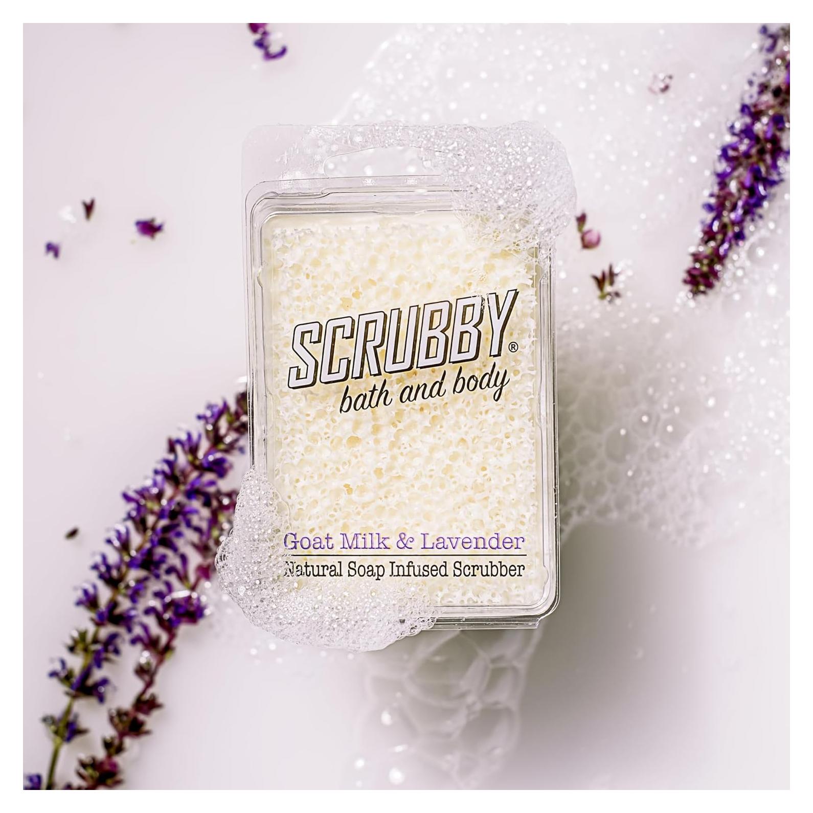 Jabón Exfoliante Scrubby - Leche de Cabra y Lavanda - 85g