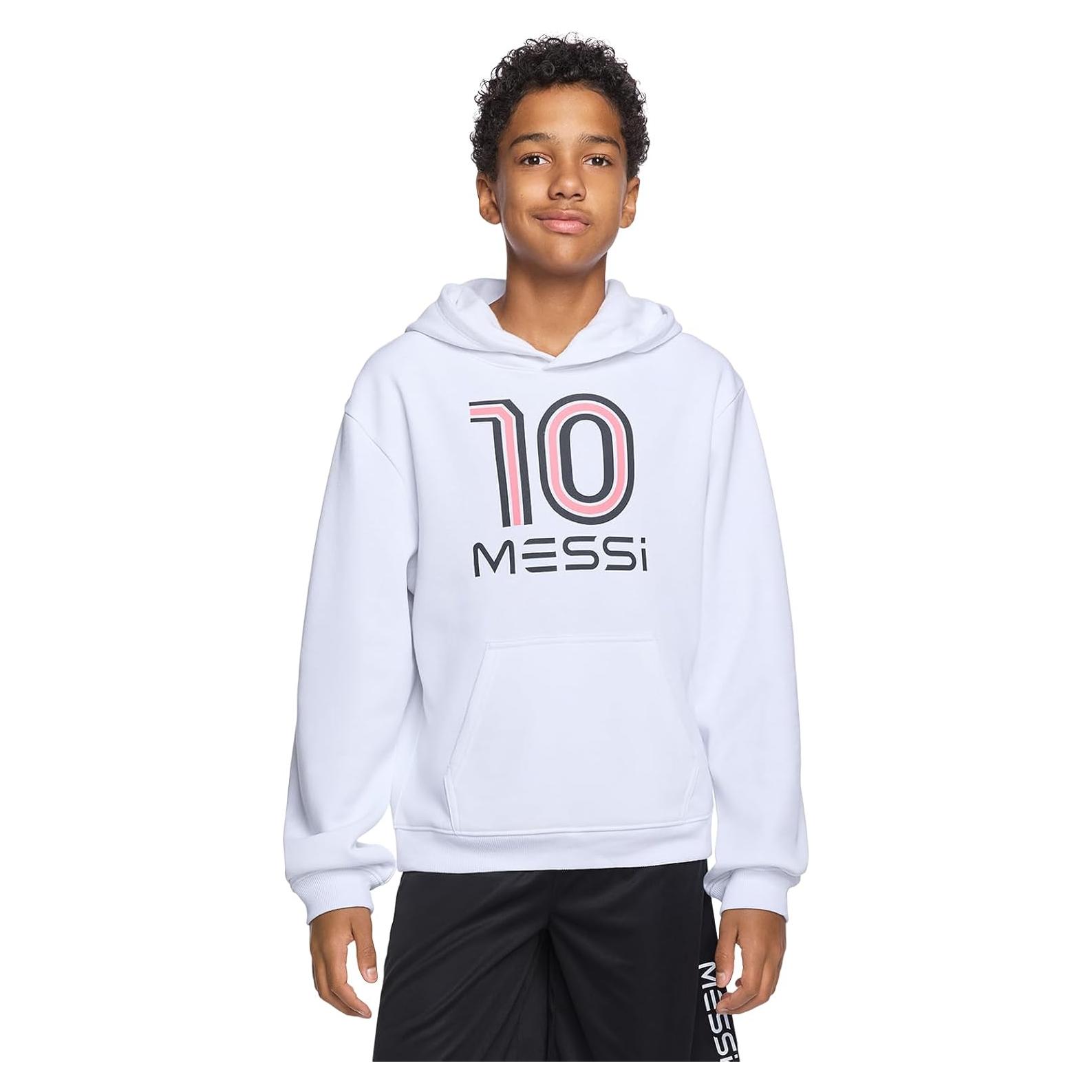 Sudadera con Capucha para Niños Messi - Forro Polar, Talla 4