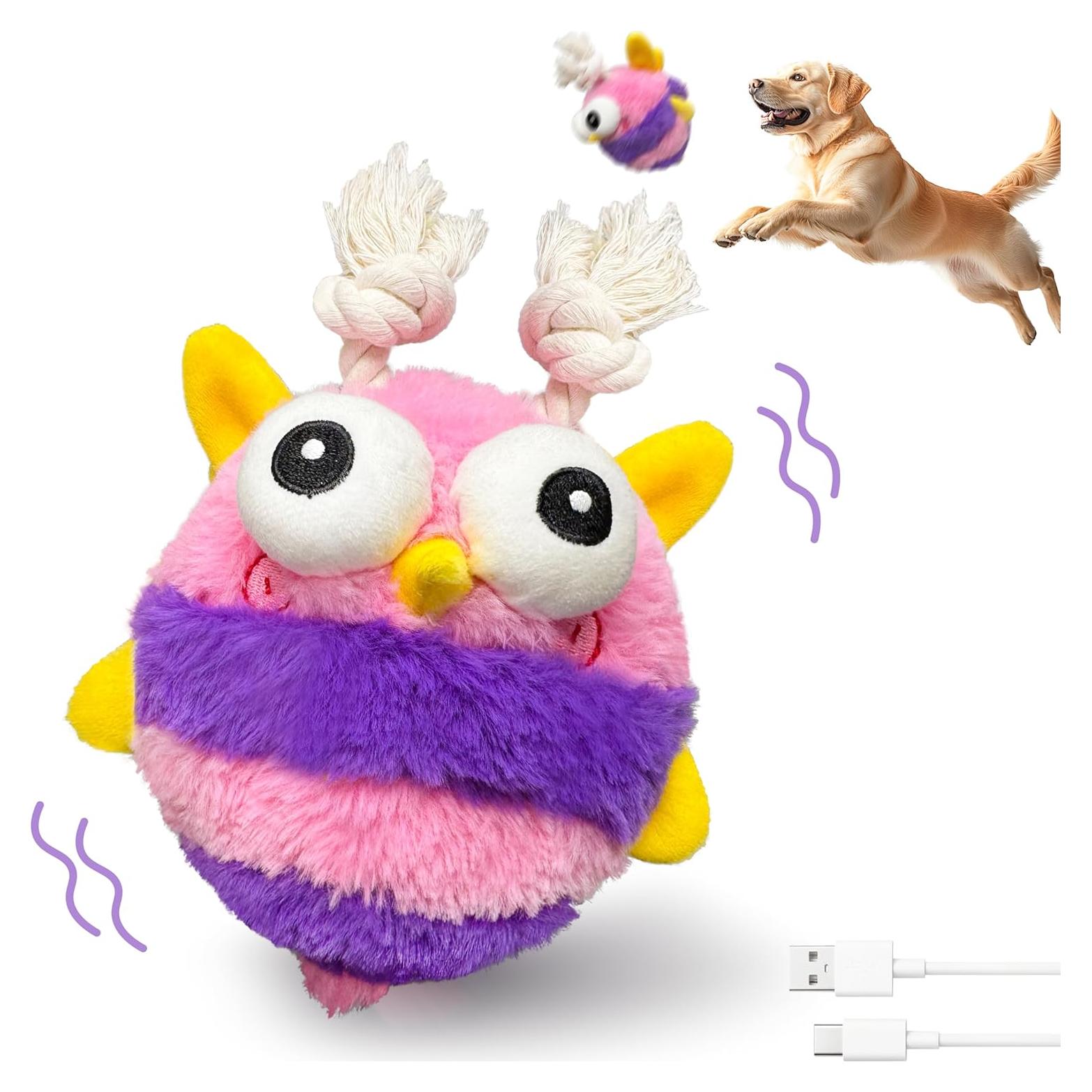 Juguete Interactivo para Perros GUKCO Abeja Recargable 3 Modos