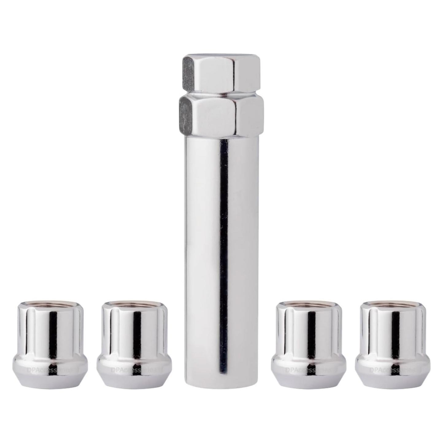 Bloqueos de Tuercas M12x1.50 DPAccessories Cromo - Juego de 4