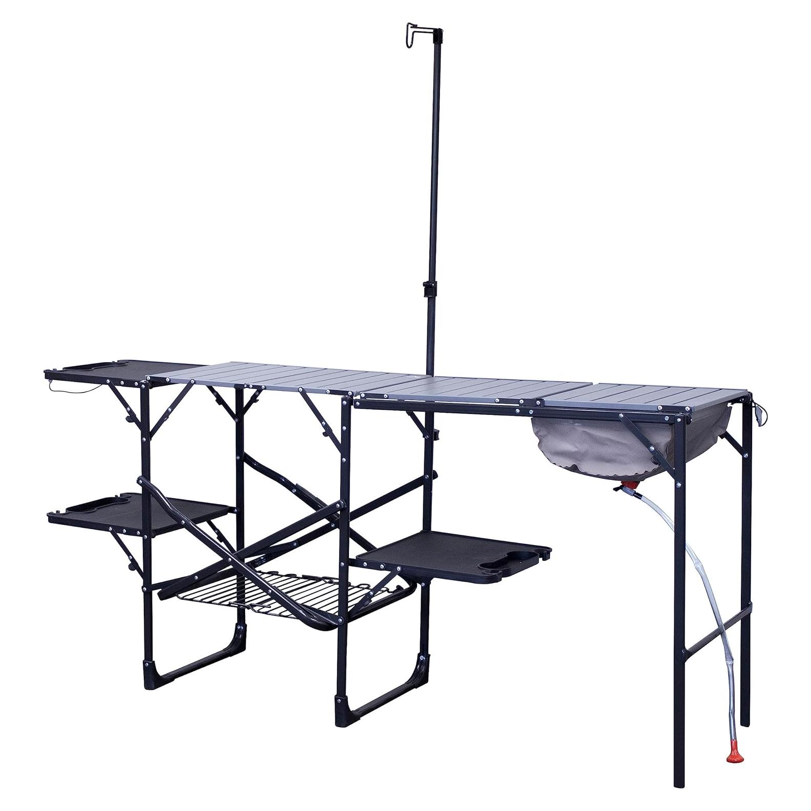 Mesa de Cocina Plegable GCI Outdoor con Fregadero 143x55cm