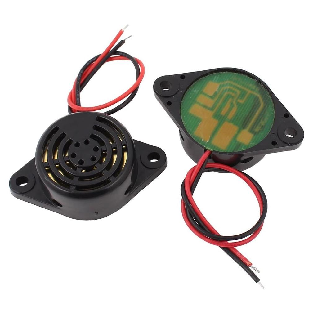 Zumbador Electrónico Activo uxcell 12V 85dB 2 Pcs