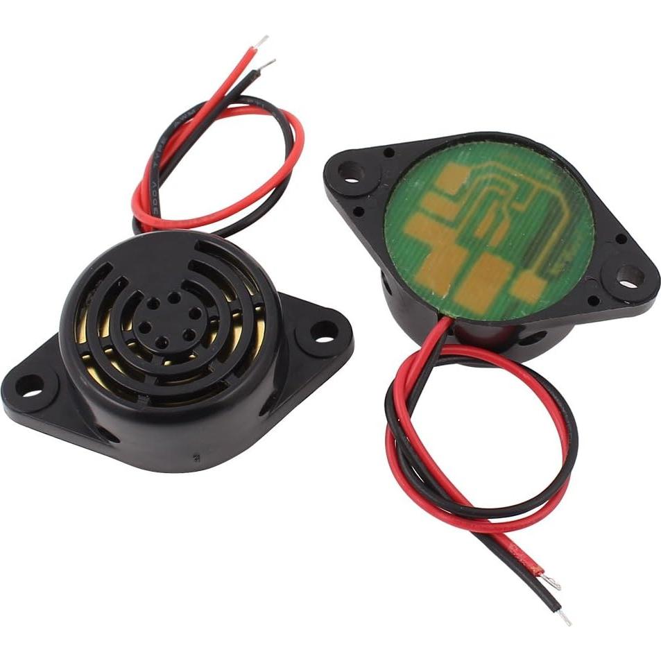 Zumbador Electrónico Activo uxcell 12V 85dB 2 Pcs