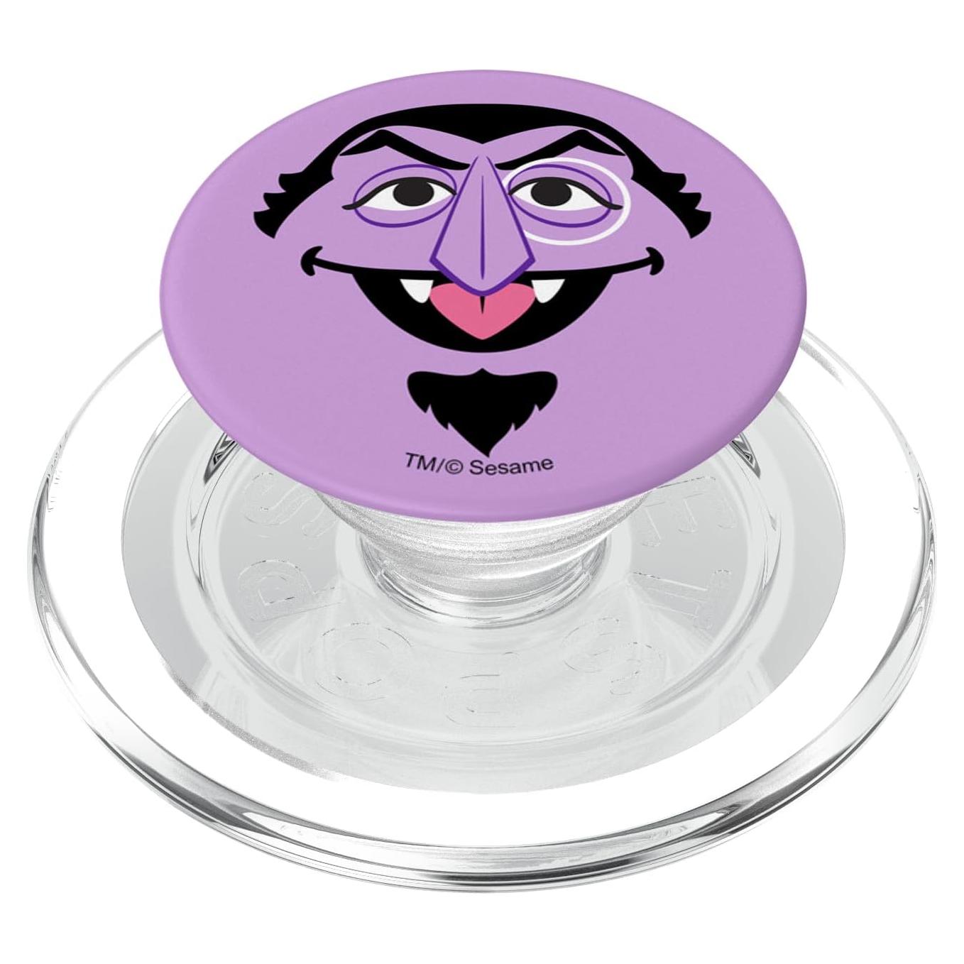 PopSockets MagSafe PopGrip Cara del Conde Plaza Sésamo