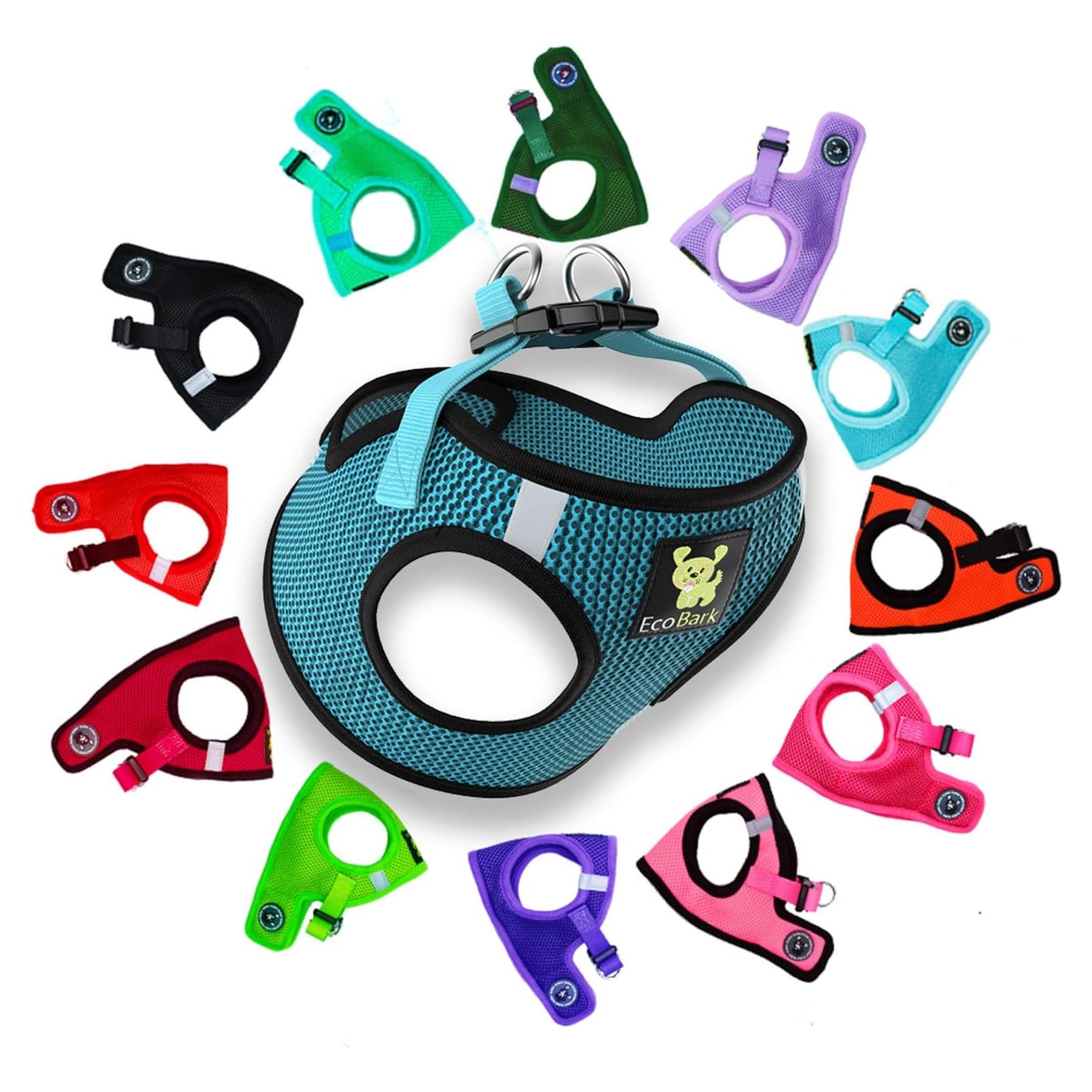 Arnés para Perros EcoBark XXXS - Malla Suave y Reflectante