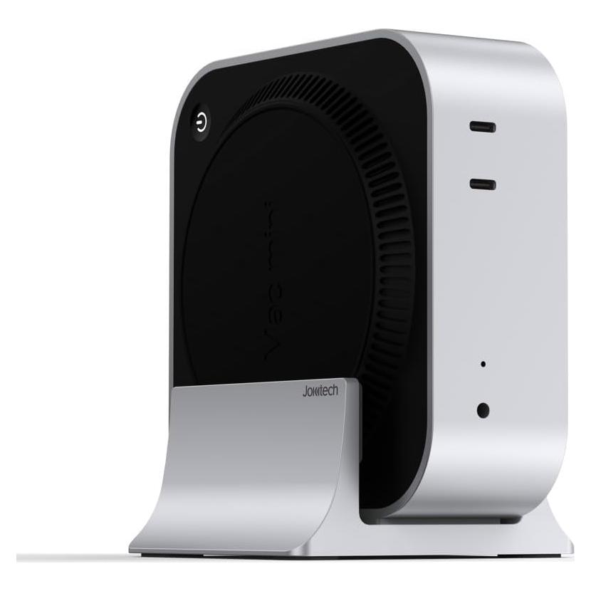 Soporte Vertical de Aluminio Jokitech para M4 Mac mini - Plata
