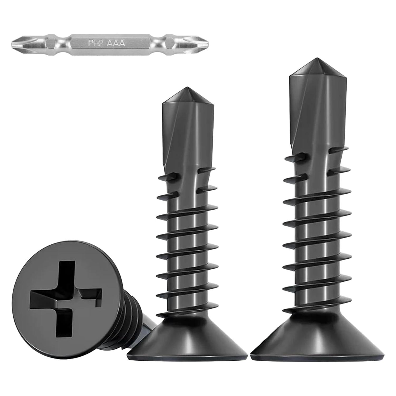 120 Tornillos Autoperforantes HanTof Acero Inoxidable 410 16mm