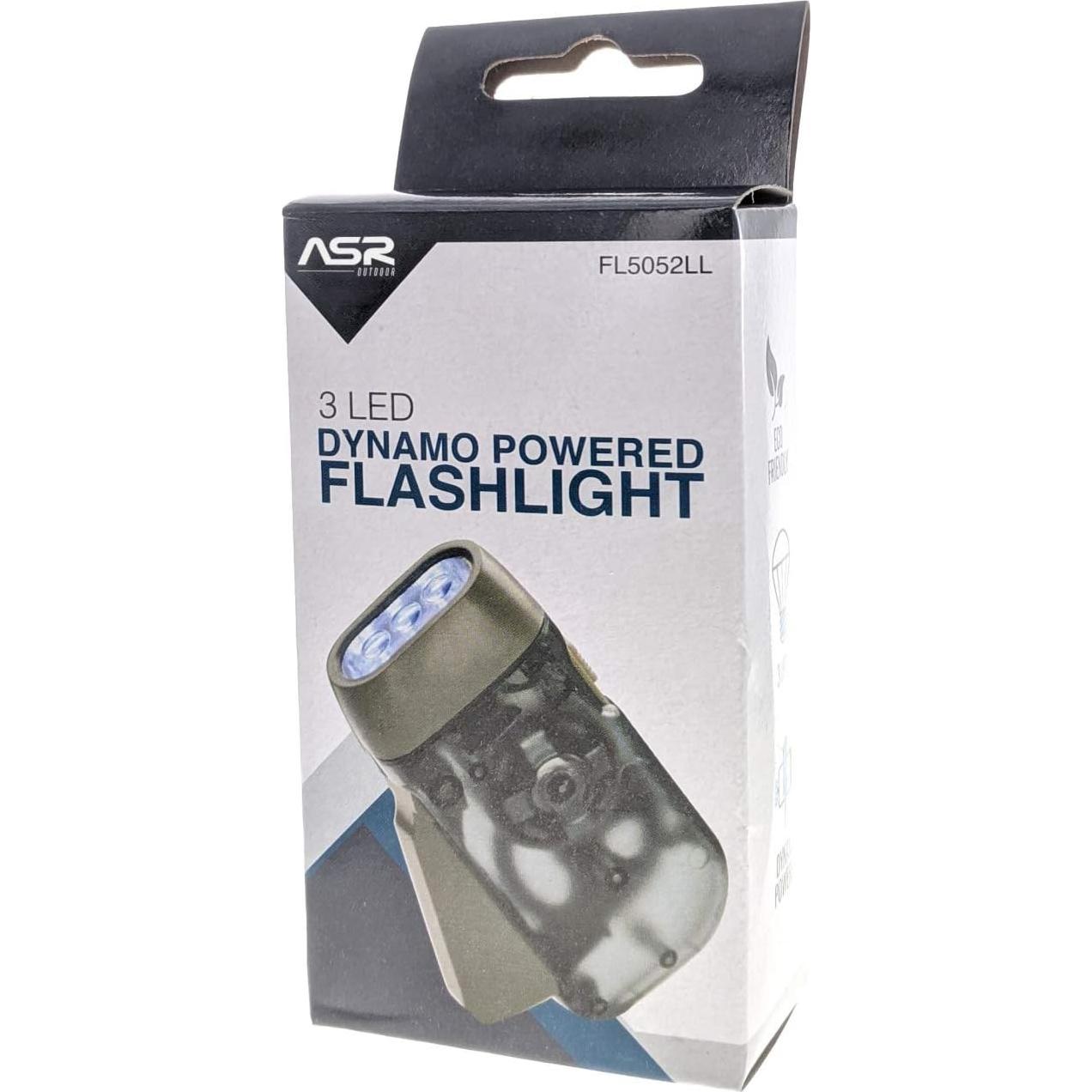 Linterna de Emergencia ASR Outdoor Dynamo 3 LED 15 Lúmenes