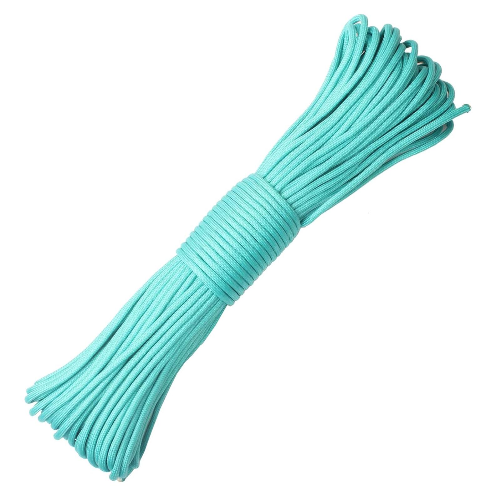 Cuerda Paracord 9 Núcleos 550 GeGeDa 30.48m Turquesa