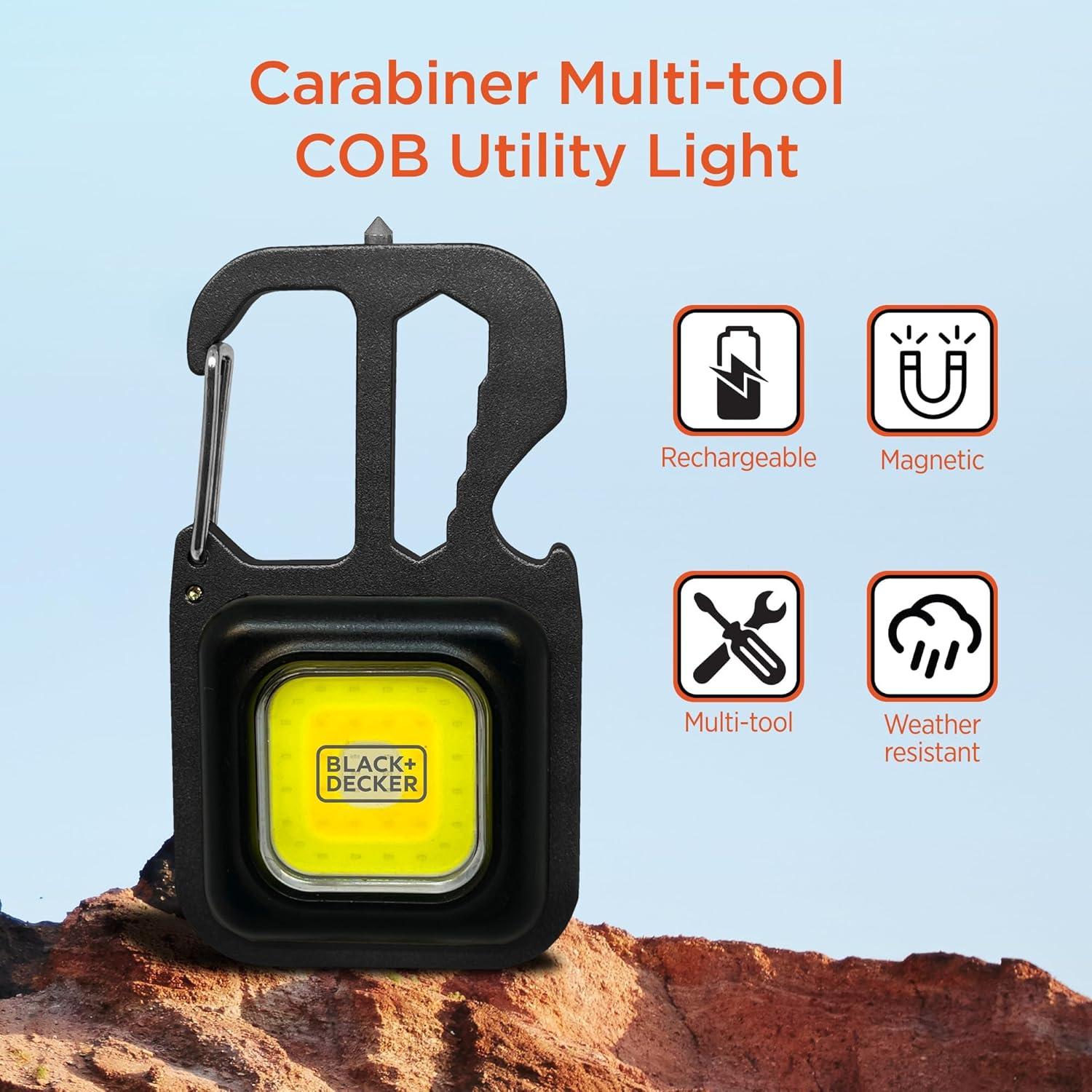 Linterna Multi-Herramienta BLACK+DECKER 500 Lúmenes Paquete de 2