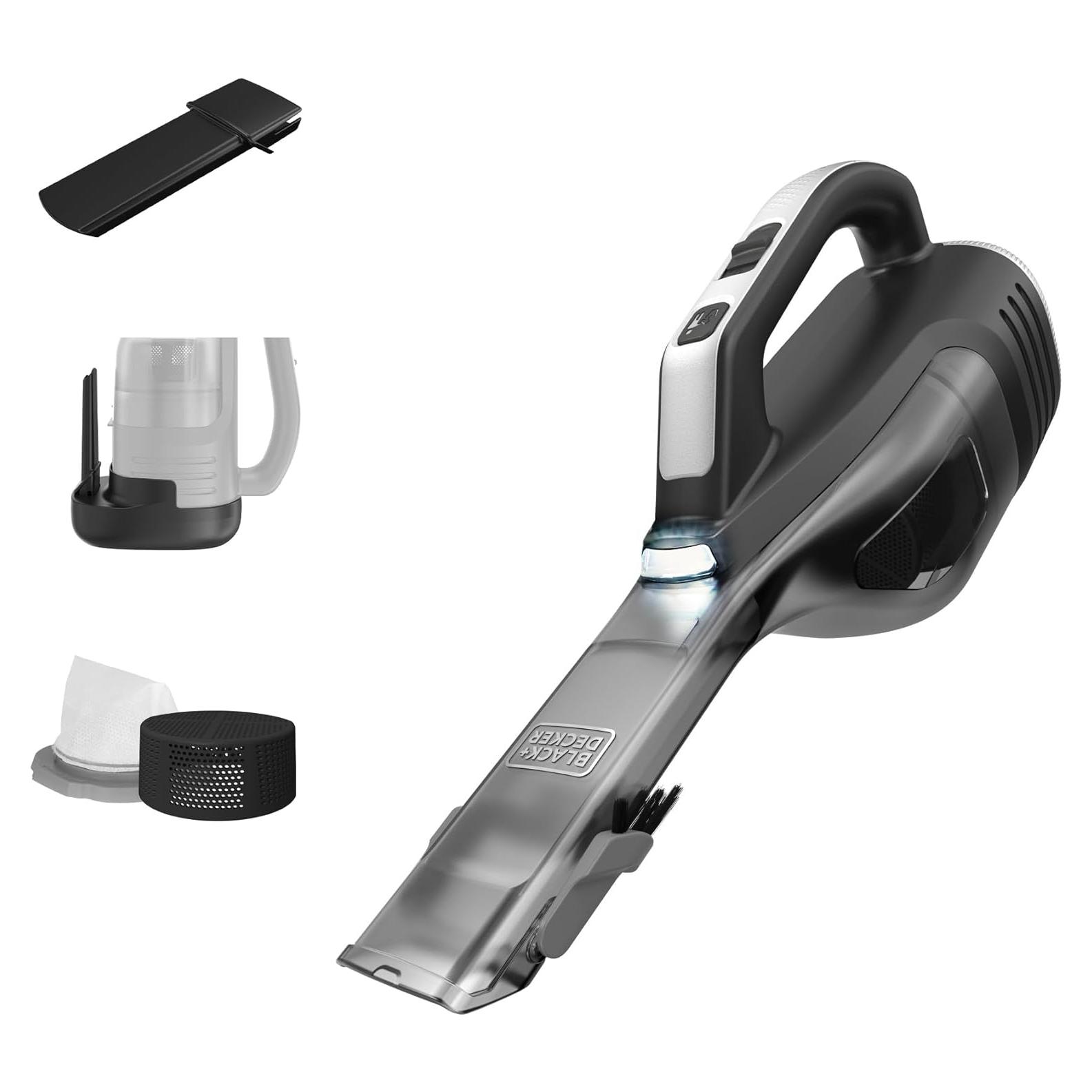 Aspiradora de Mano Inalámbrica BLACK+DECKER HLVD320B42 con Luz LED