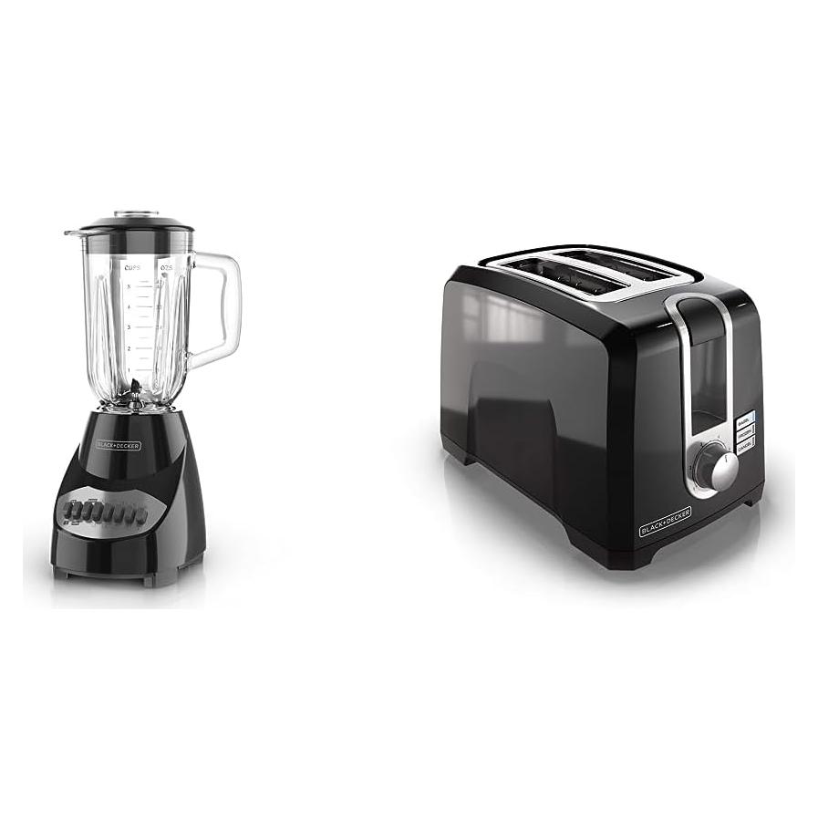 Licuadora y Tostadora BLACK+DECKER 10 Velocidades Jarra 1.42L