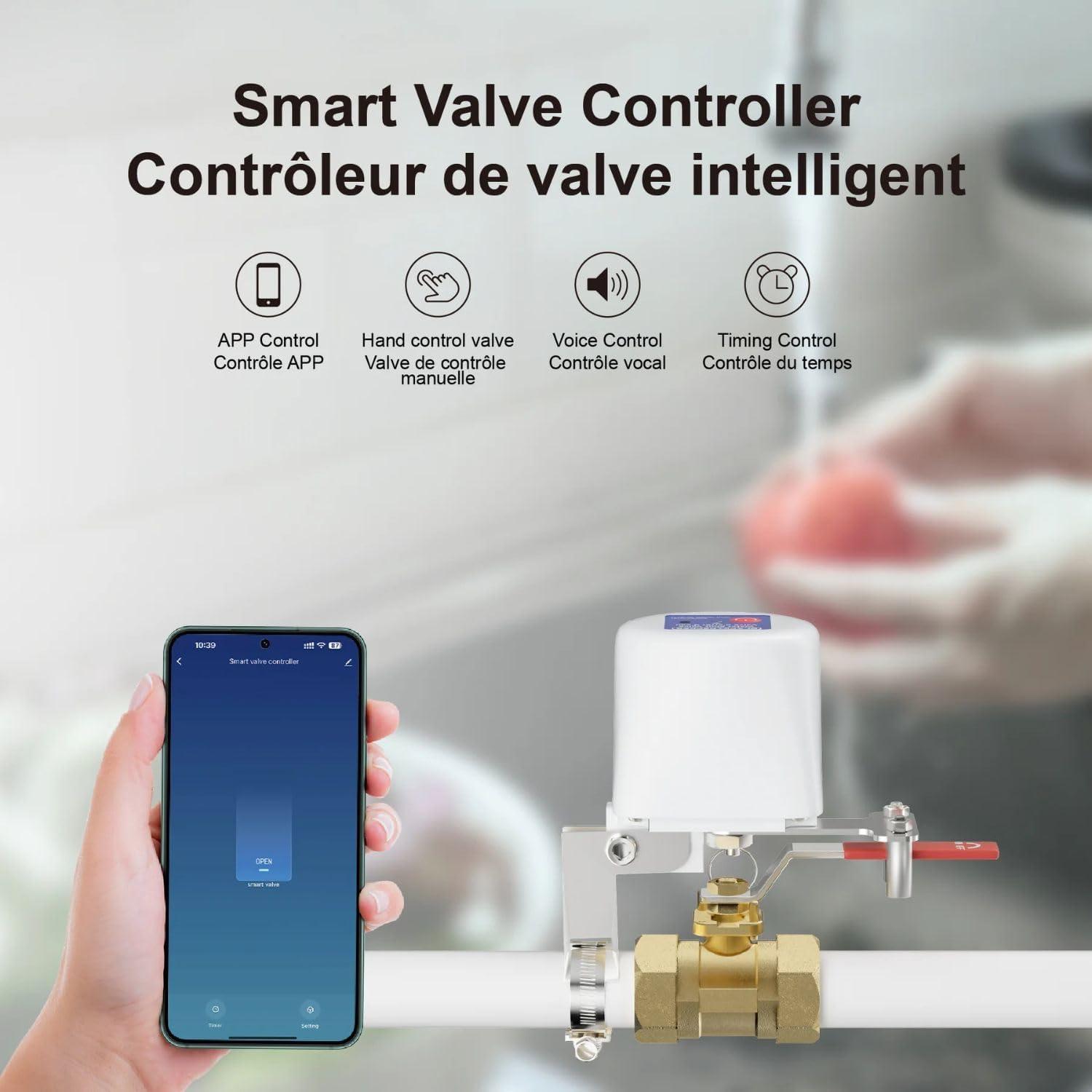 Controlador de Válvula Inteligente Wi-Fi Black+Decker
