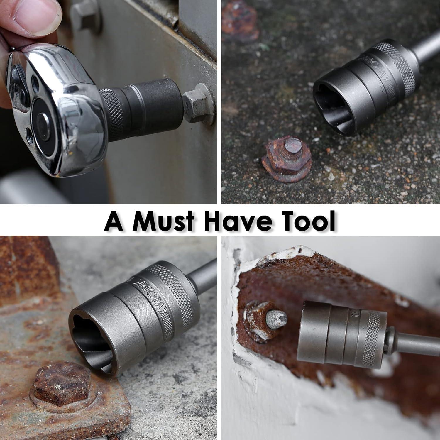 Kit de Extractores de Tornillos THINKWORK 32 Piezas Acero