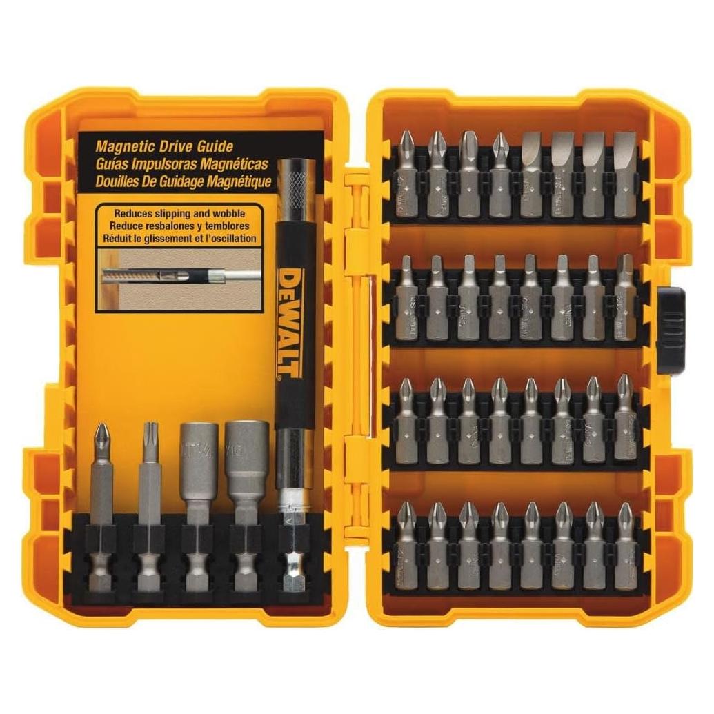 Juego de Destornilladores DEWALT DW2176, 37 Piezas, Acero Magnetizado