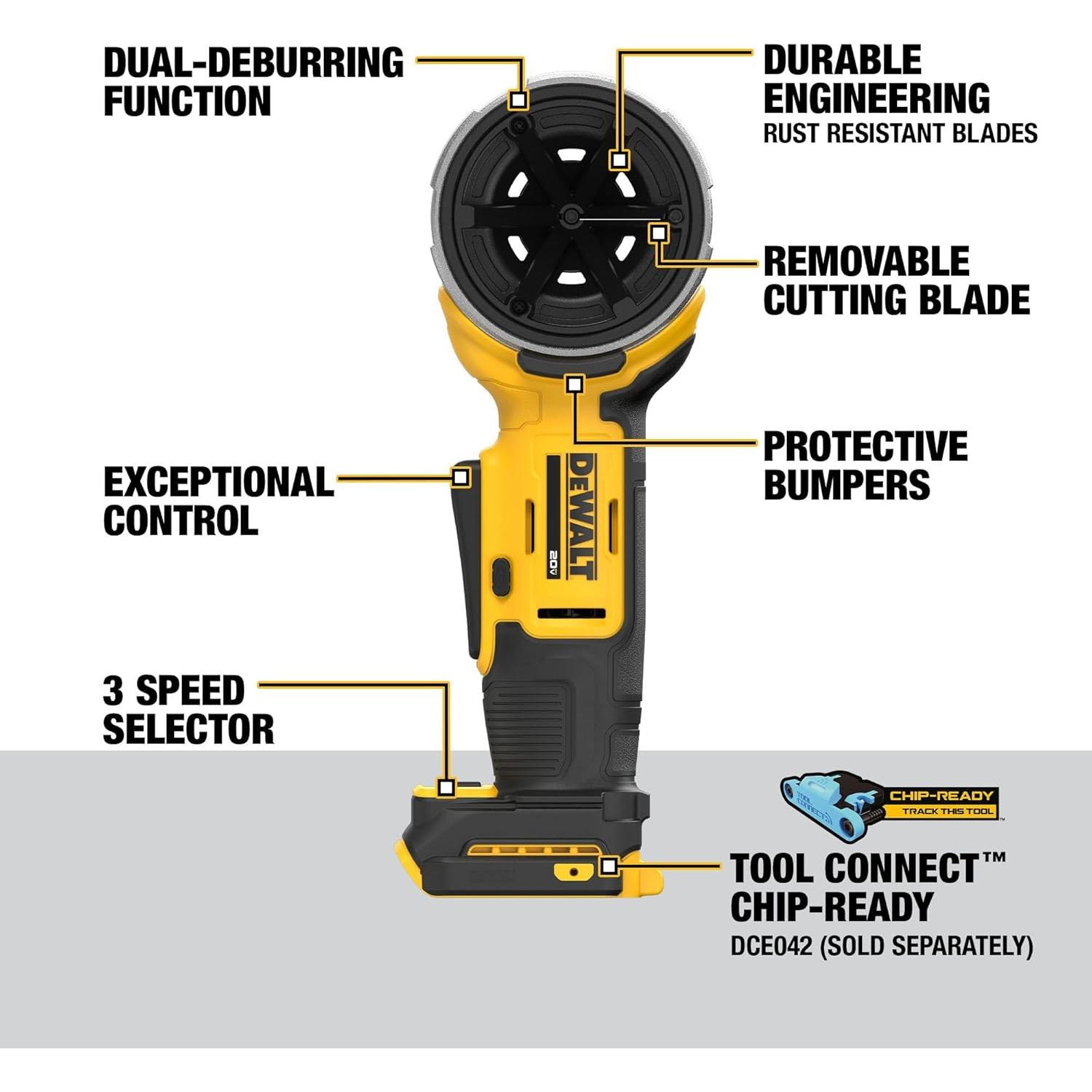 Desbarbadora Eléctrica DEWALT 20V DCE710B Sin Batería