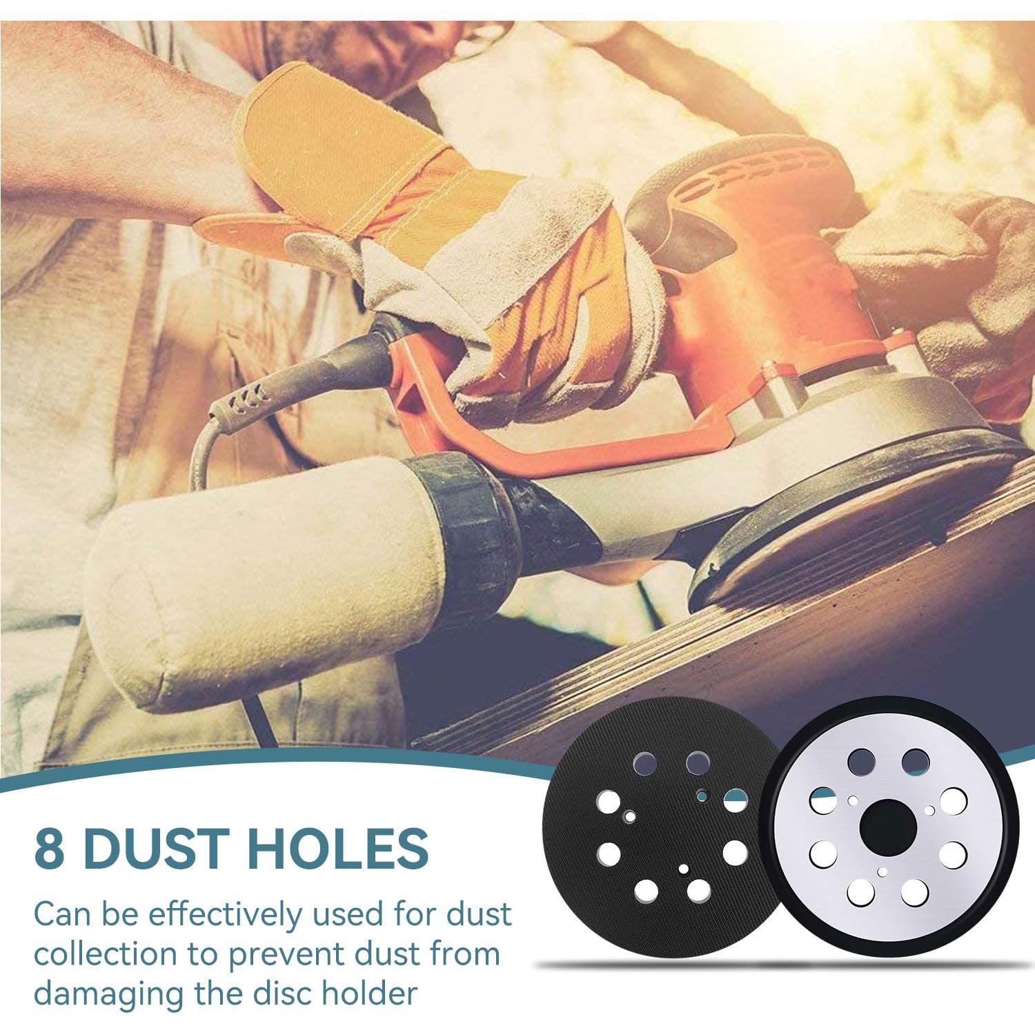 Almohadilla de Reemplazo DeWalt 12.7 cm 8-Hoyo Gancho y Bucle