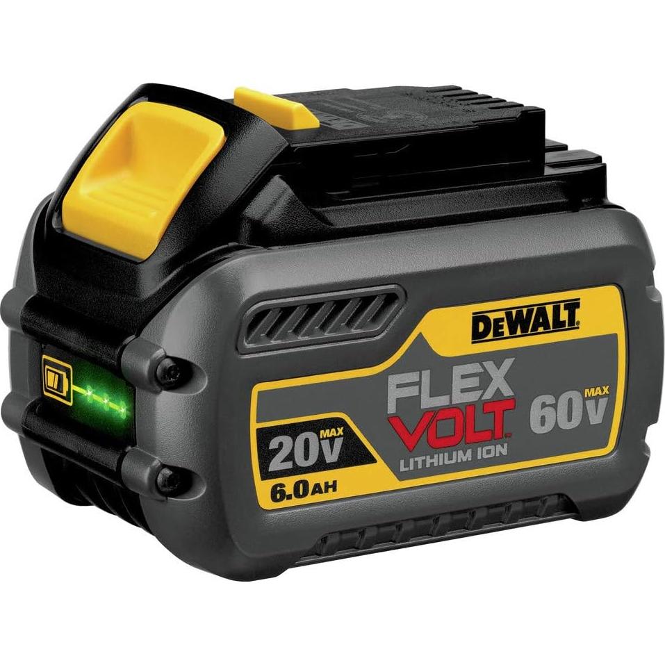 Batería de Litio Ión DEWALT FLEXVOLT 20V/60V 6.0Ah DCB606