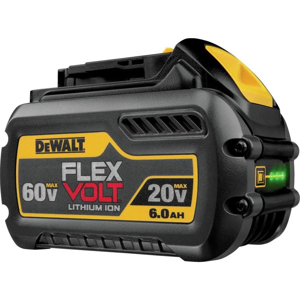 Batería de Litio Ión DEWALT FLEXVOLT 20V/60V 6.0Ah DCB606