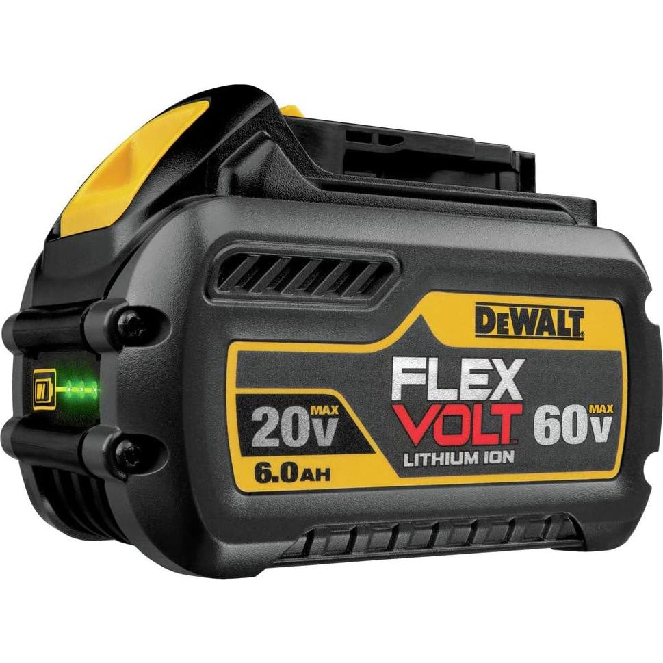 Batería de Litio Ión DEWALT FLEXVOLT 20V/60V 6.0Ah DCB606