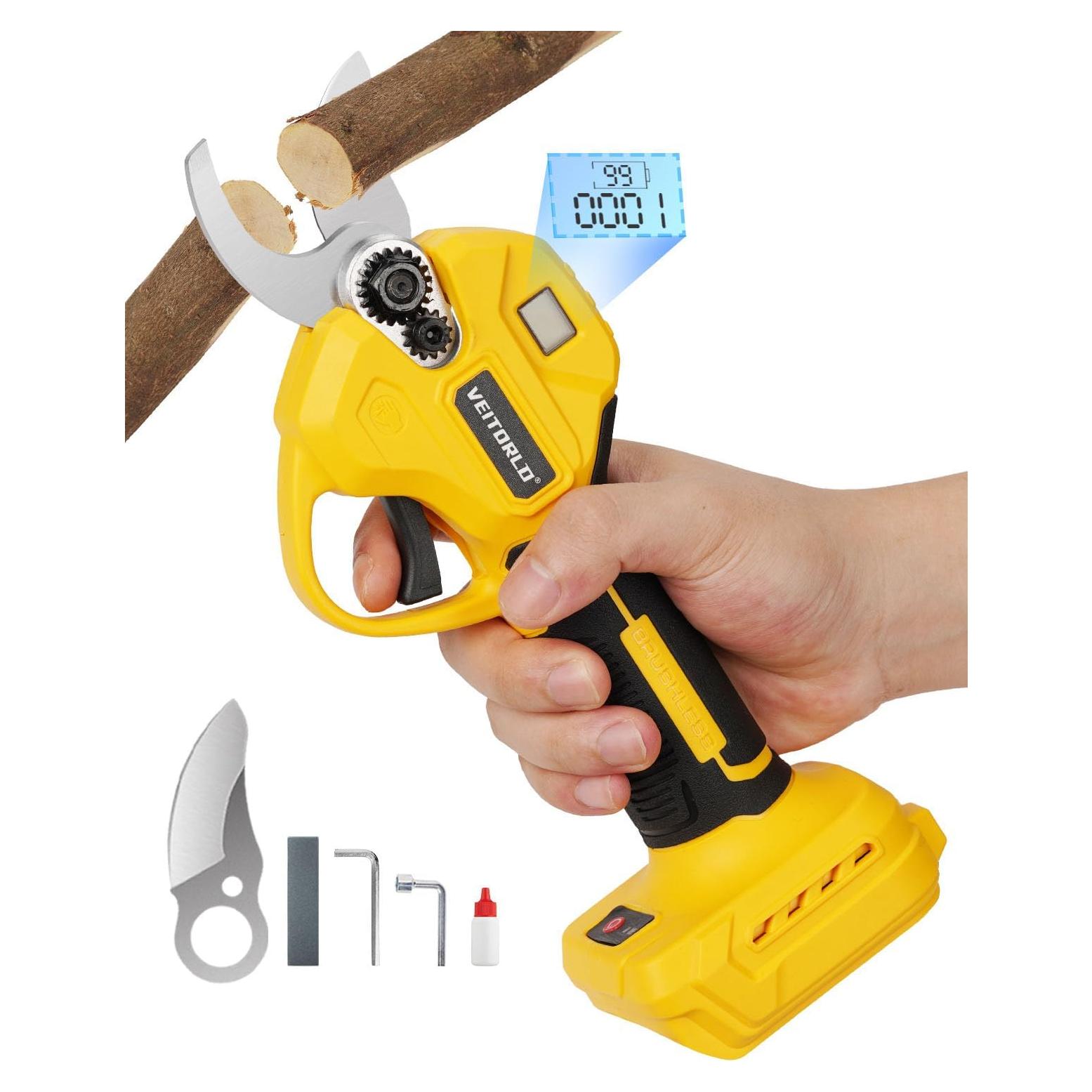 Tijeras de Podar Eléctricas Veitorld 20V Sin Batería 30mm