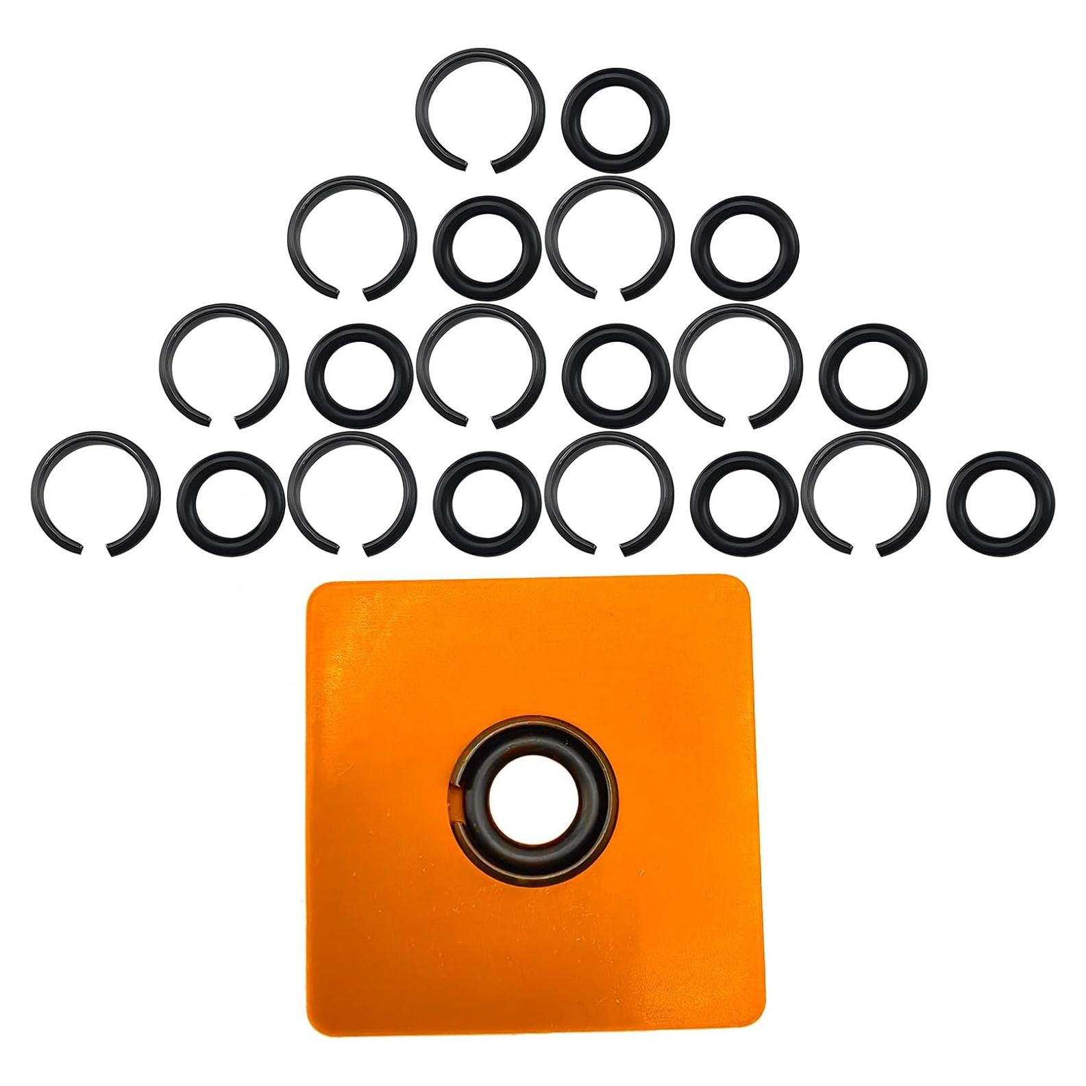 10 Sets Anillos de Retención para Llave de Impacto 1/2" Milwaukee