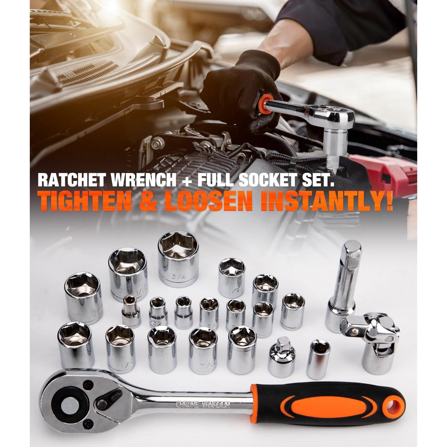 Juego de Herramientas 328 Piezas YingQu - Caja con Cajón