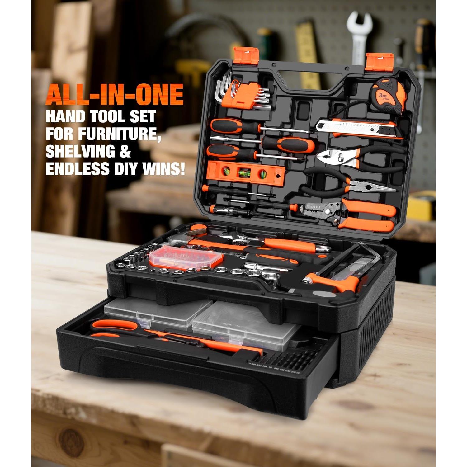 Juego de Herramientas 328 Piezas YingQu - Caja con Cajón