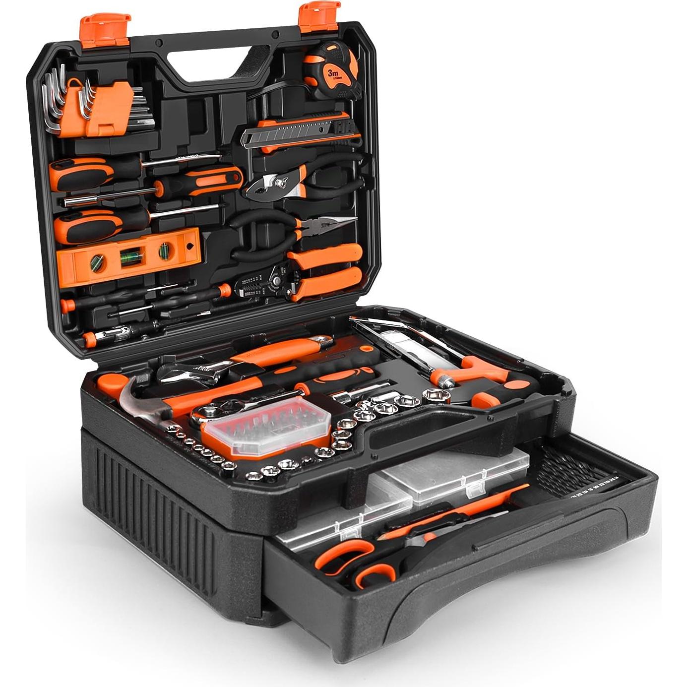 Juego de Herramientas 328 Piezas YingQu - Caja con Cajón