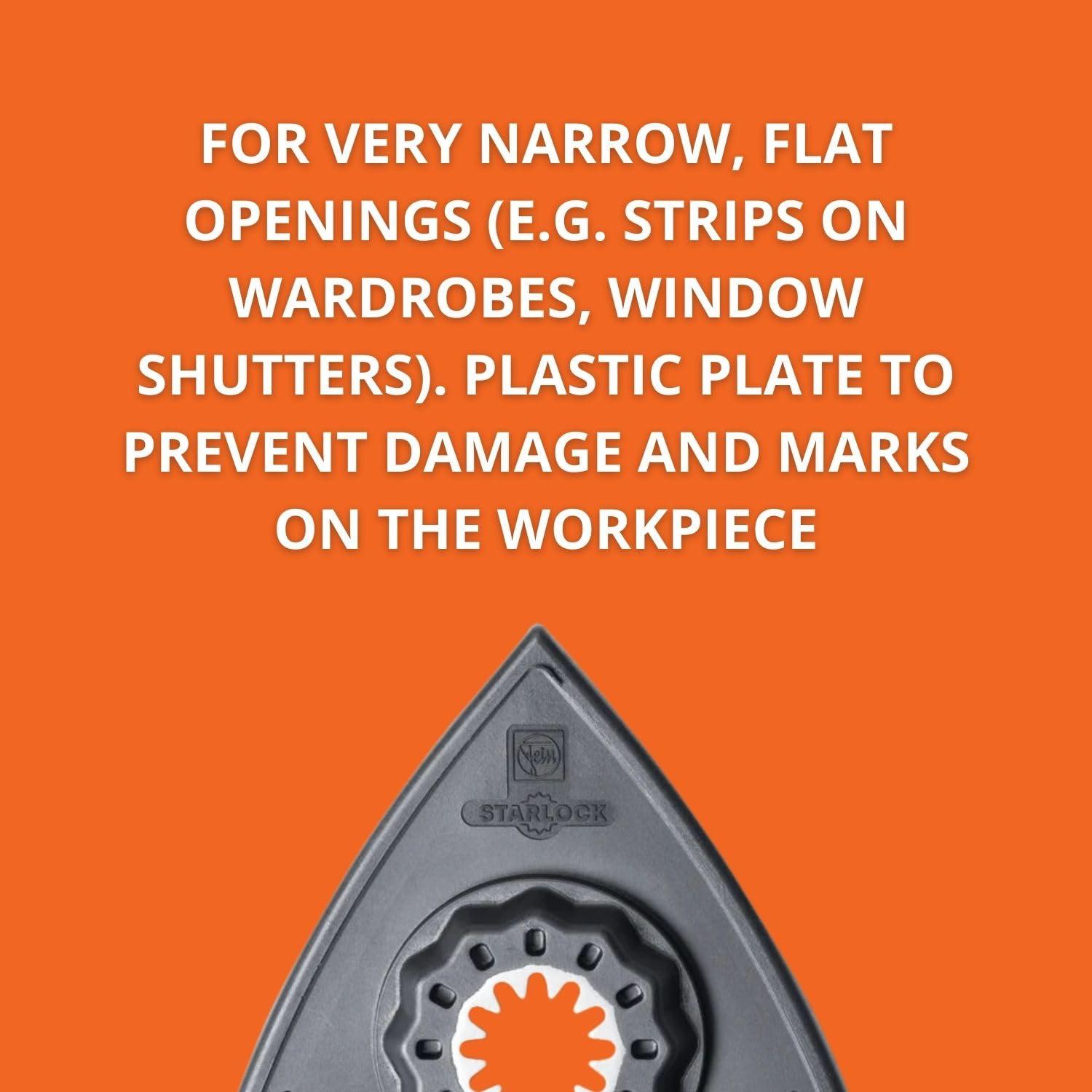 Juego de almohadillas de respaldo triangular Fein Starlock 2-pack