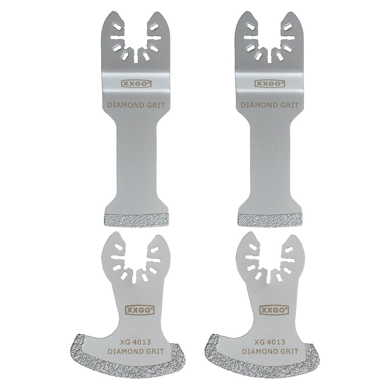 Cuchillas de Sierra de Diamante XXGO XG4203L - 4 Pcs 3.18 y 5.72 cm