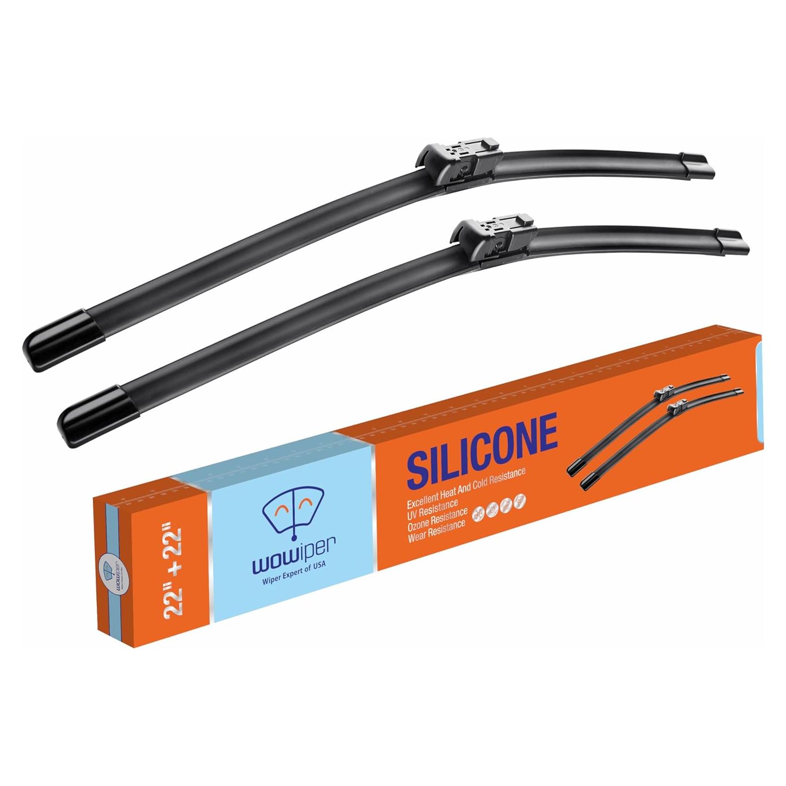 Limpiaparabris de Silicona WOWIPER 55.88 cm Juego de 2