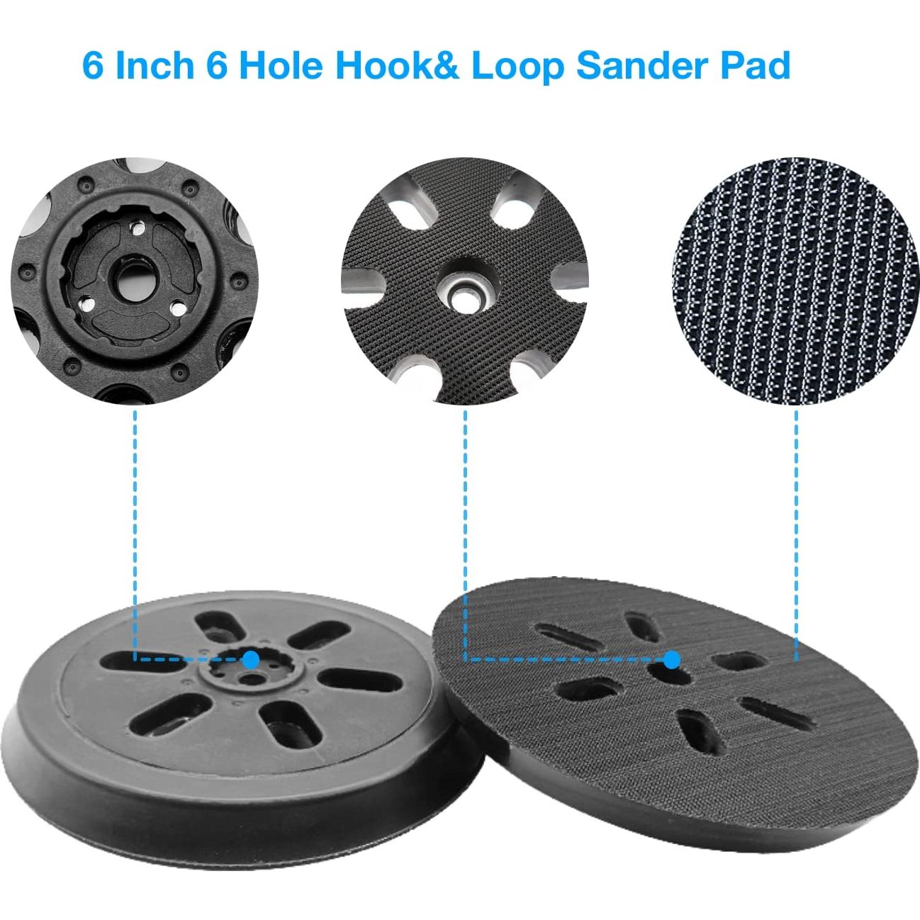 Pad de Reemplazo Duro 15.24 cm Donanim para Lijadora Bosch