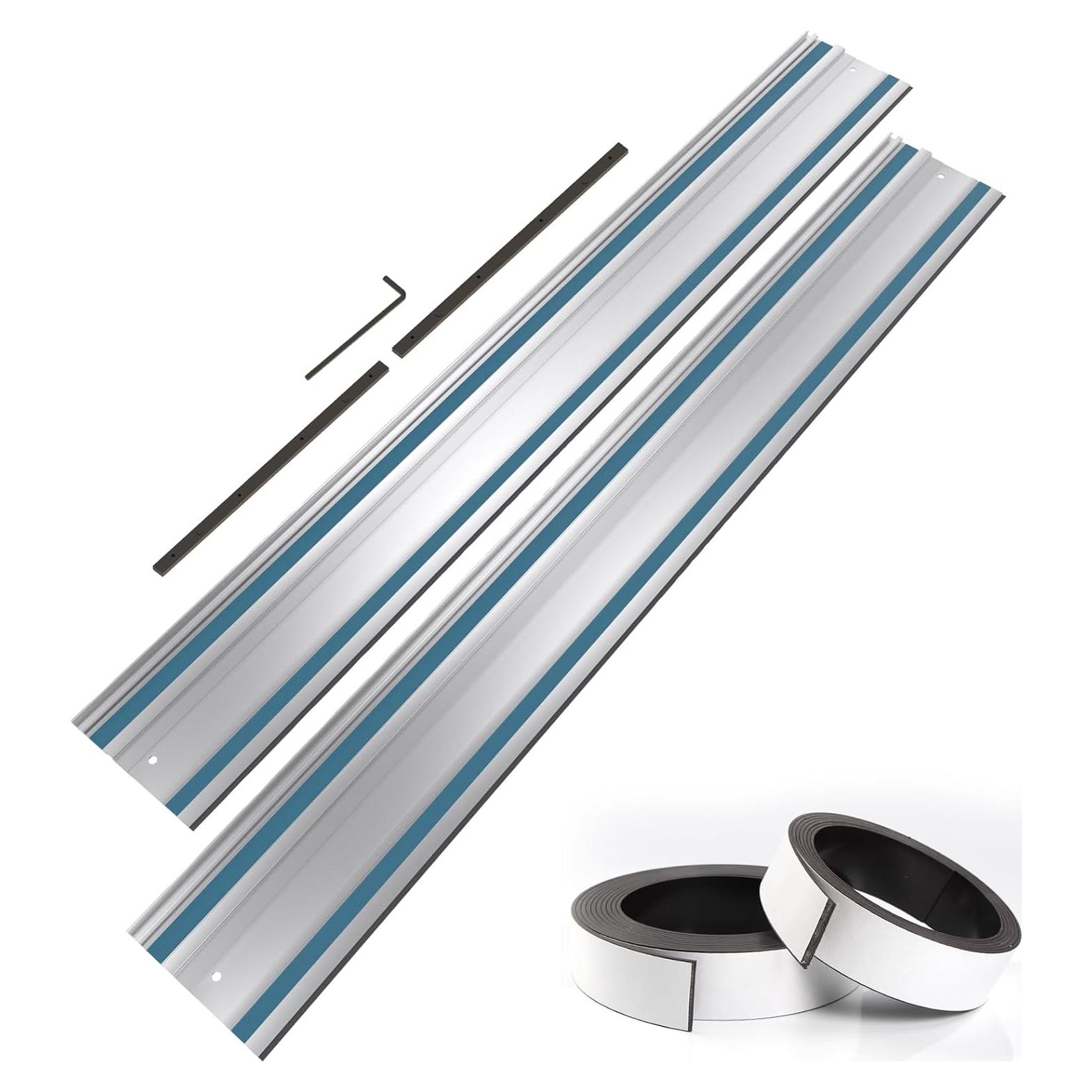 Set de Rieles de Guía de Sierra de 2x55" Barlezy - Compatible Makita/Festool