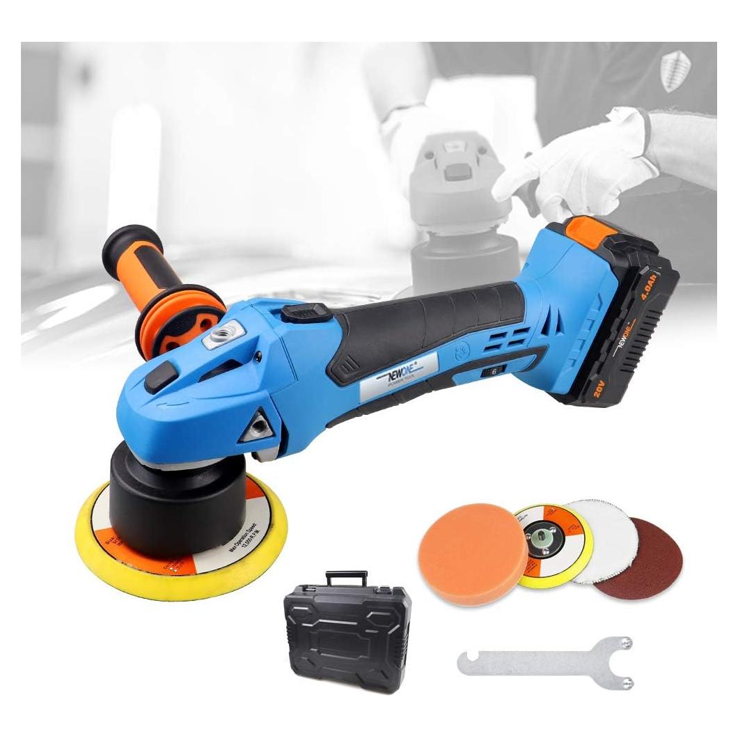 Pulidora Orbital Inalámbrica NEWONE 20V 5" 6 Velocidades